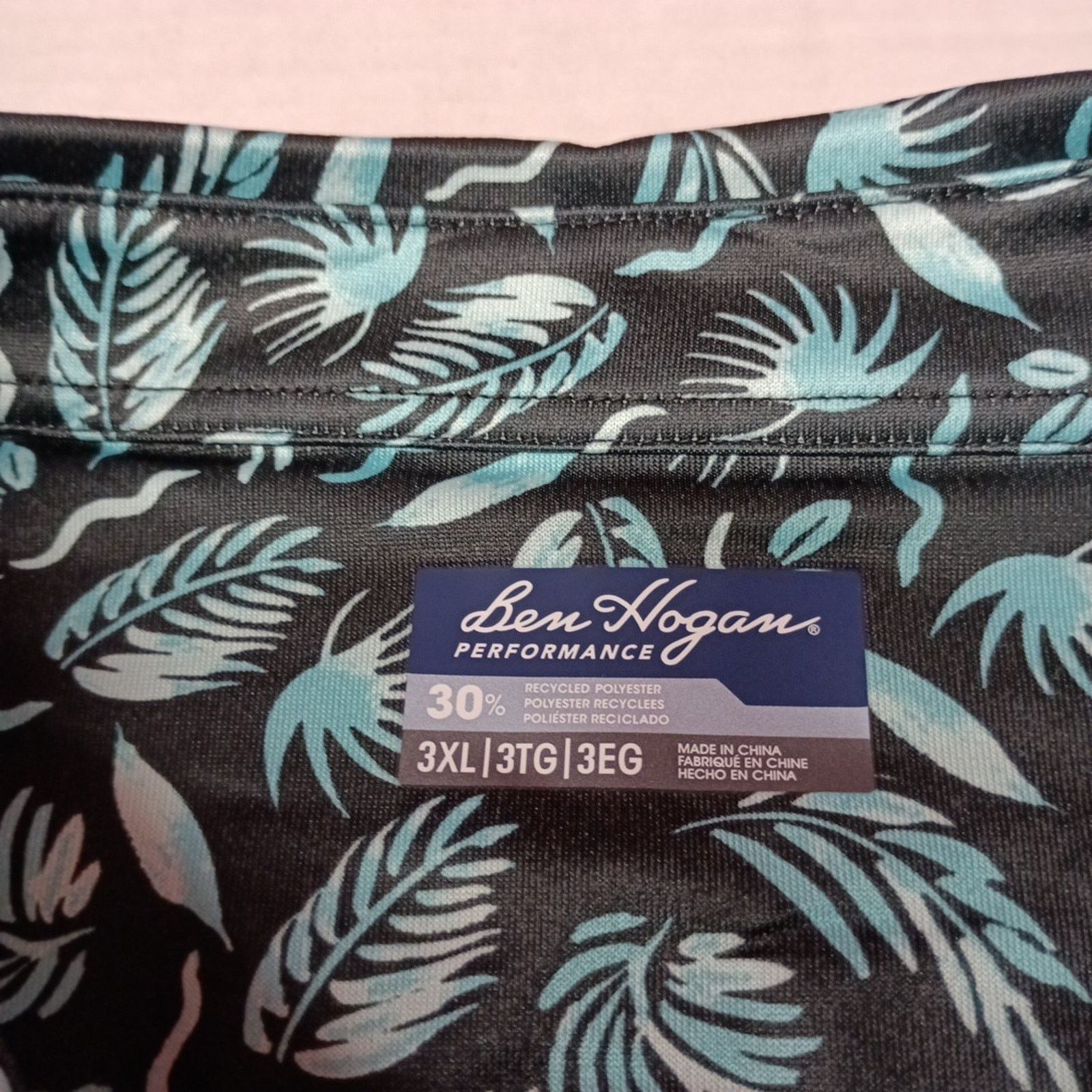 Other Ben Hogan Polo Shirt Mens Size 3XL 54/56 Floral Print UPF 15 Size US XXL / EU 58 / 5 - 3 Thumbnail