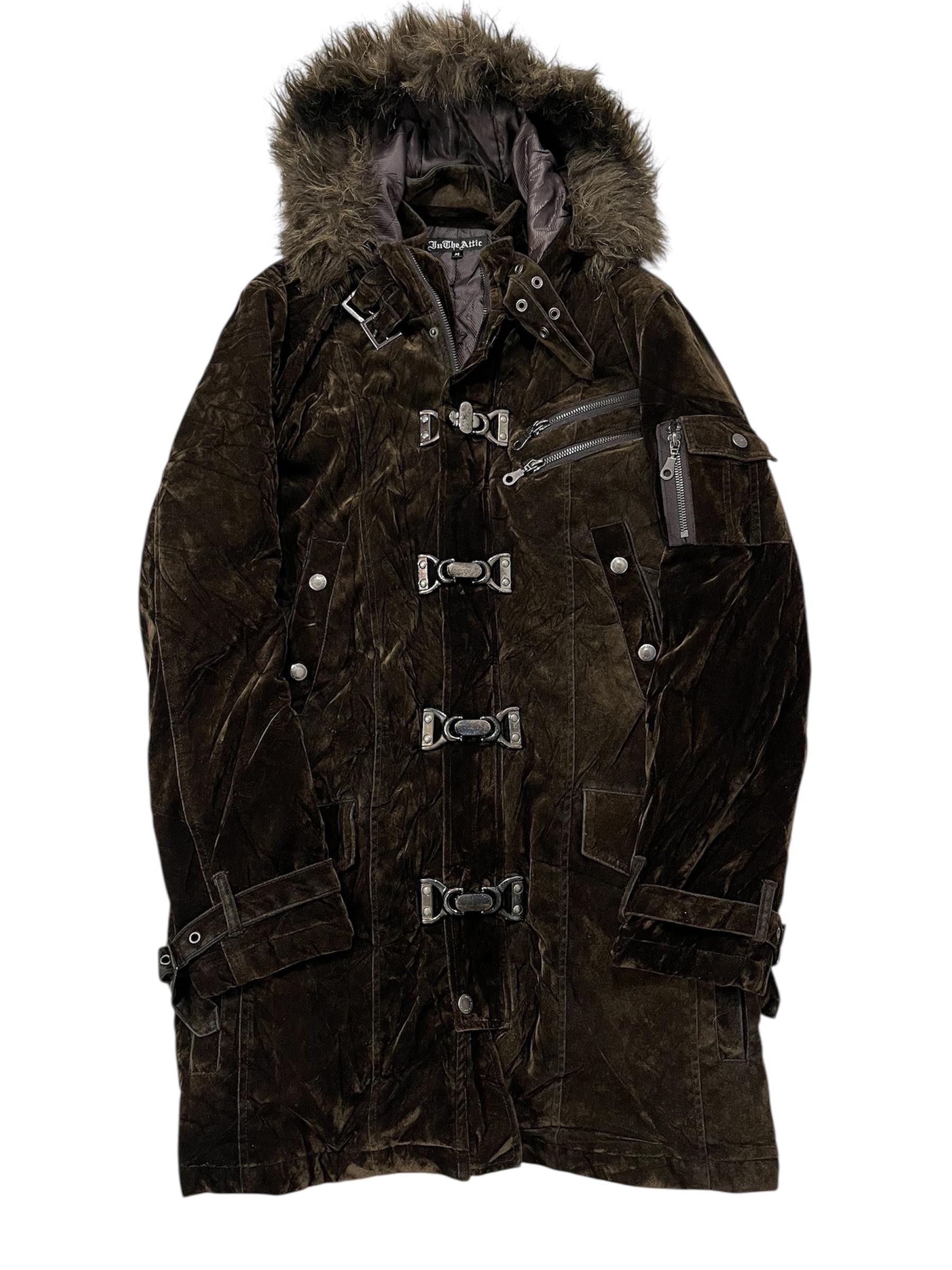 In The Attic In The Attic Velvet Fur Parka Jacket Punk Style Size US M / EU 48-50 / 2 - 3 Thumbnail