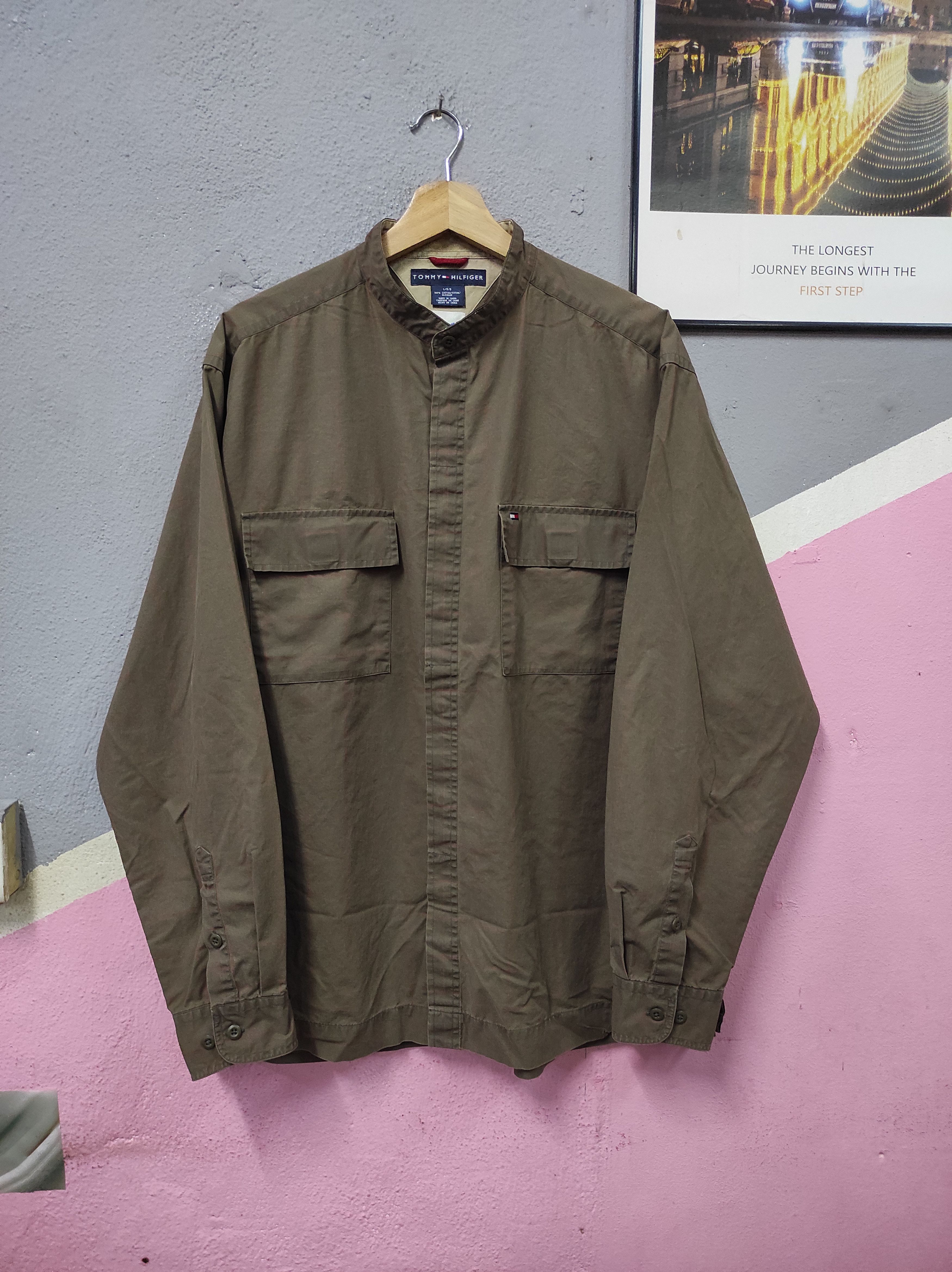 Tommy Hilfiger TOMMY HILFIGER DOUBLE POCKET PLAID SHIRT WORKSHIRT Size US L / EU 52-54 / 3 - 1 Thumbnail
