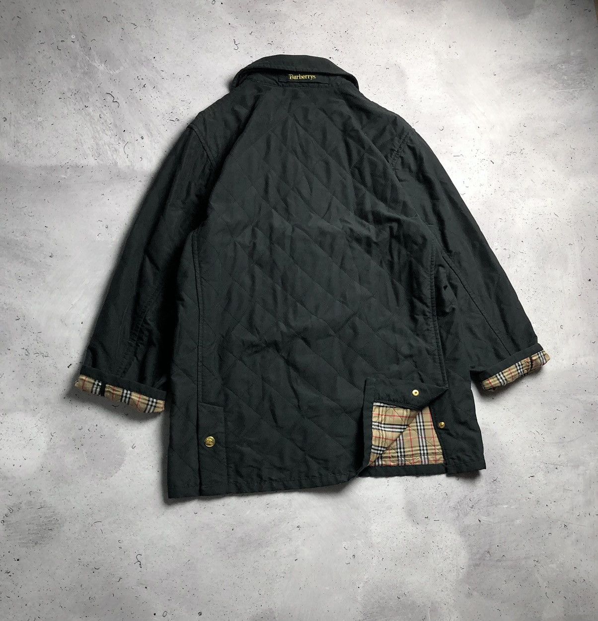 Burberry × Vintage Vintage Burberry Nova Check Qualited Coat Jacket Size US L / EU 52-54 / 3 - 10 Thumbnail