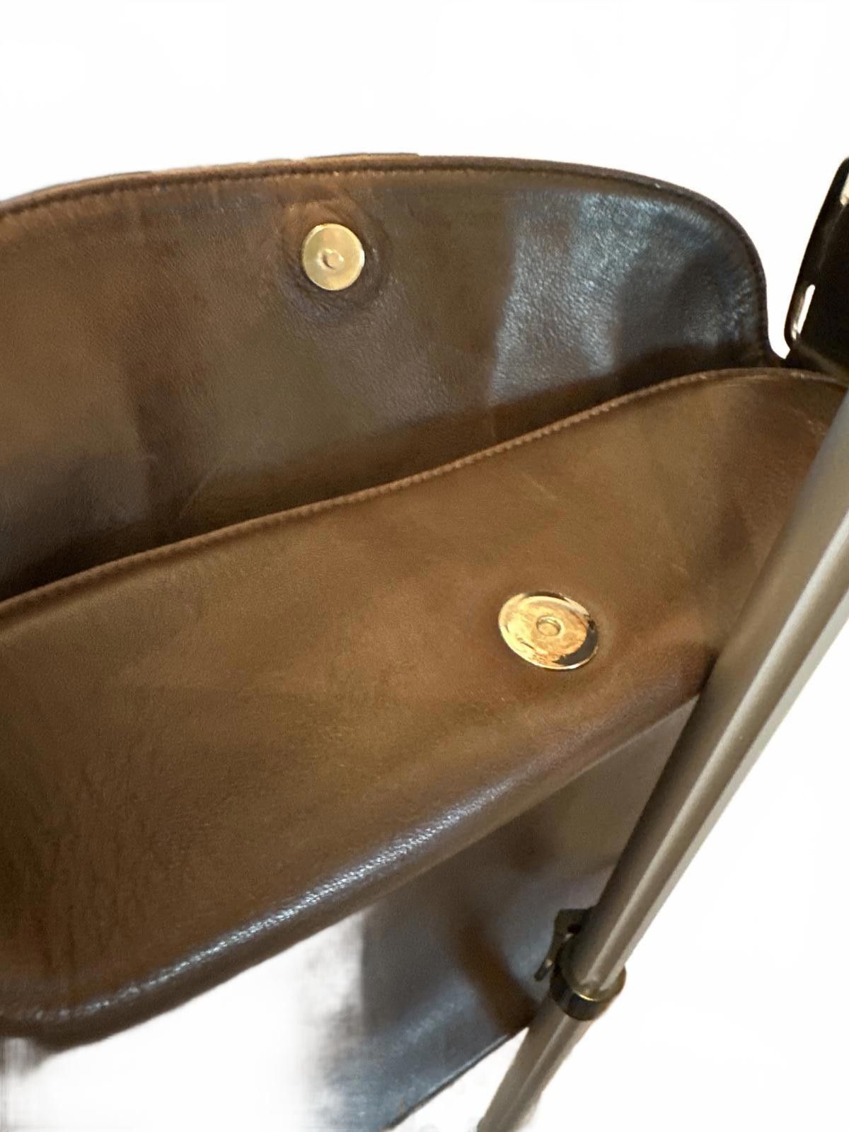 Salvatore Ferragamo Ferragamo Classic Brown Leather Shoulder Bag Size ONE SIZE - 6 Thumbnail