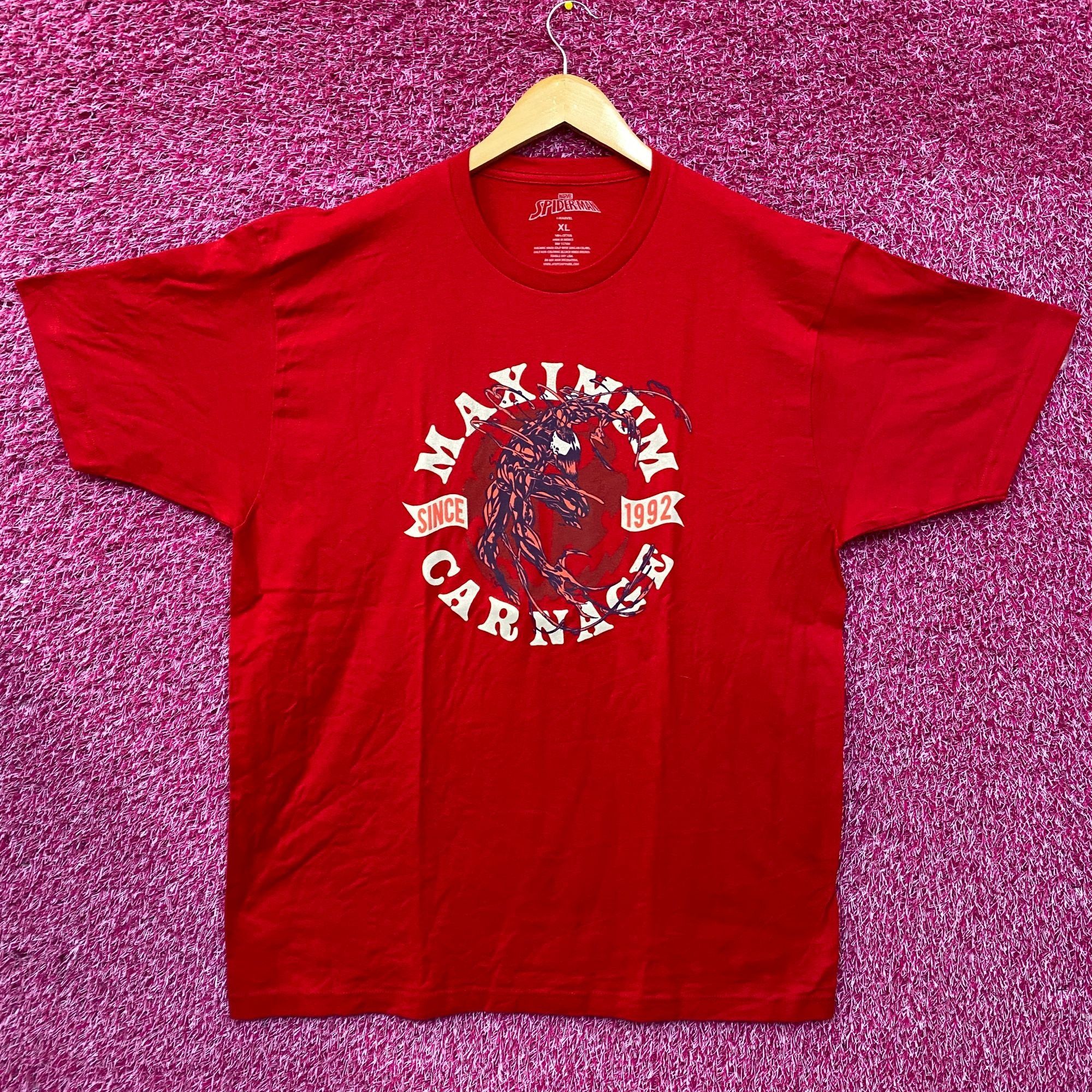 Marvel Comics Marvel Spider-Man Villain Maximum Carnage Red T-Shirt Size X Size US XL / EU 56 / 4 - 1 Thumbnail