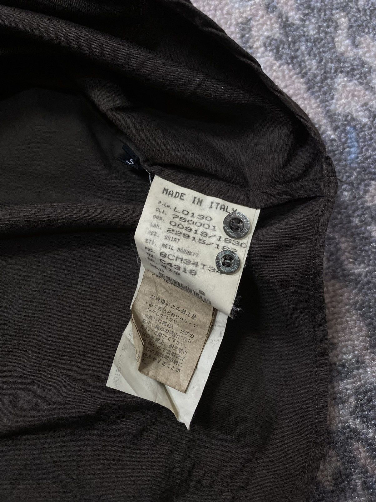 Neil Barrett Neil Barrett Shirt Size US S / EU 44-46 / 1 - 4 Thumbnail