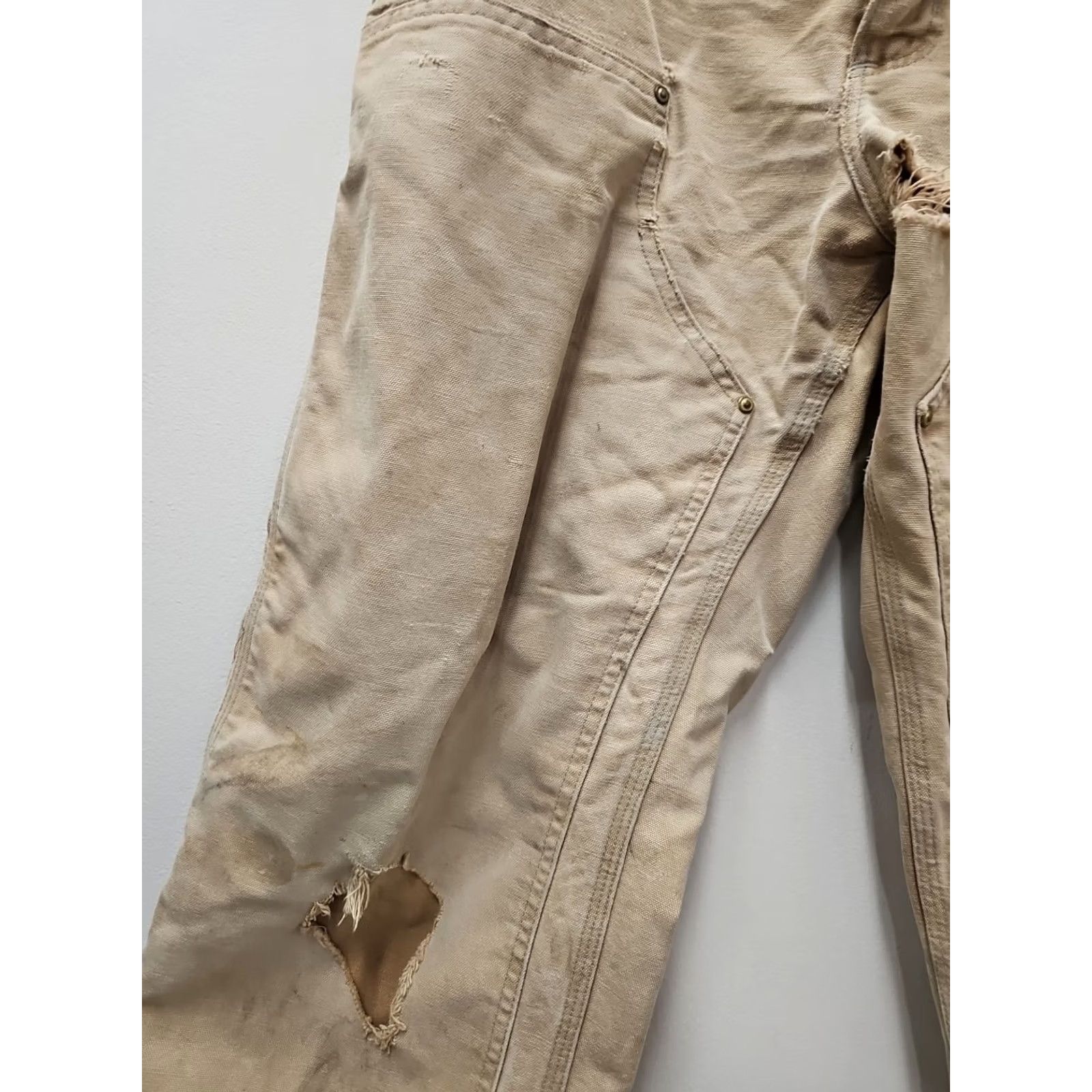 Carhartt VINTAGE Carhartt Pants Mens 38x32 Brown Canvas Carpenter Workwear USA Carhartt Pants Mens 38x32 Brown Canvas Carpenter Workwear USA Size US 38 / EU 54 - 6 Thumbnail