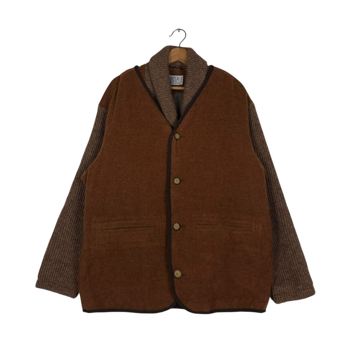 Japanese Brand 🔥VINTAGE BUTTON JACKET SIMPLE LIFE JAPAN ISSEY MIYAKE Size US M / EU 48-50 / 2 - 3 Thumbnail