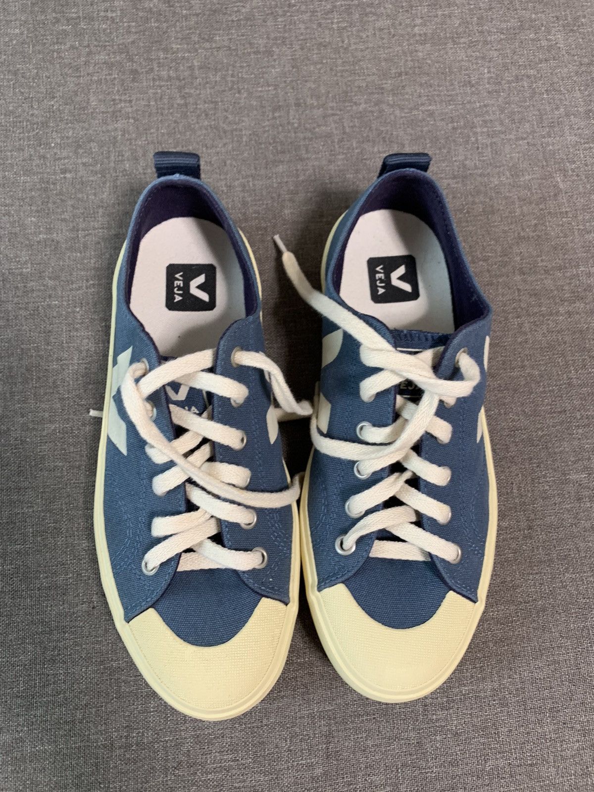 Veja Veja Nova Canvas Low Top Trainer Sneakers Blue Size 38 Size US 8 / IT 38 - 5 Thumbnail