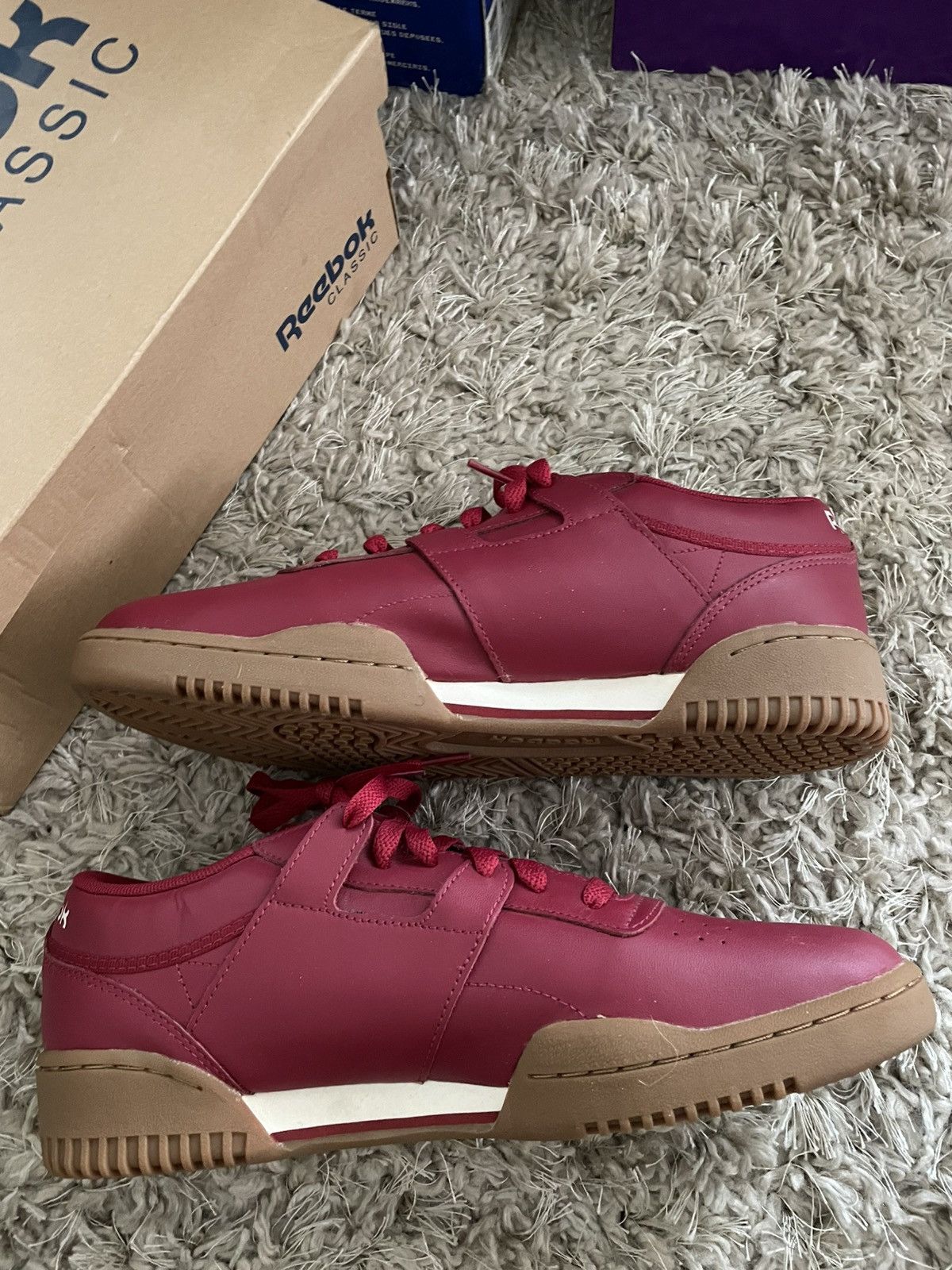 Reebok Reebok Workout Sneakers Red Size US 10 / EU 43 - 3 Thumbnail