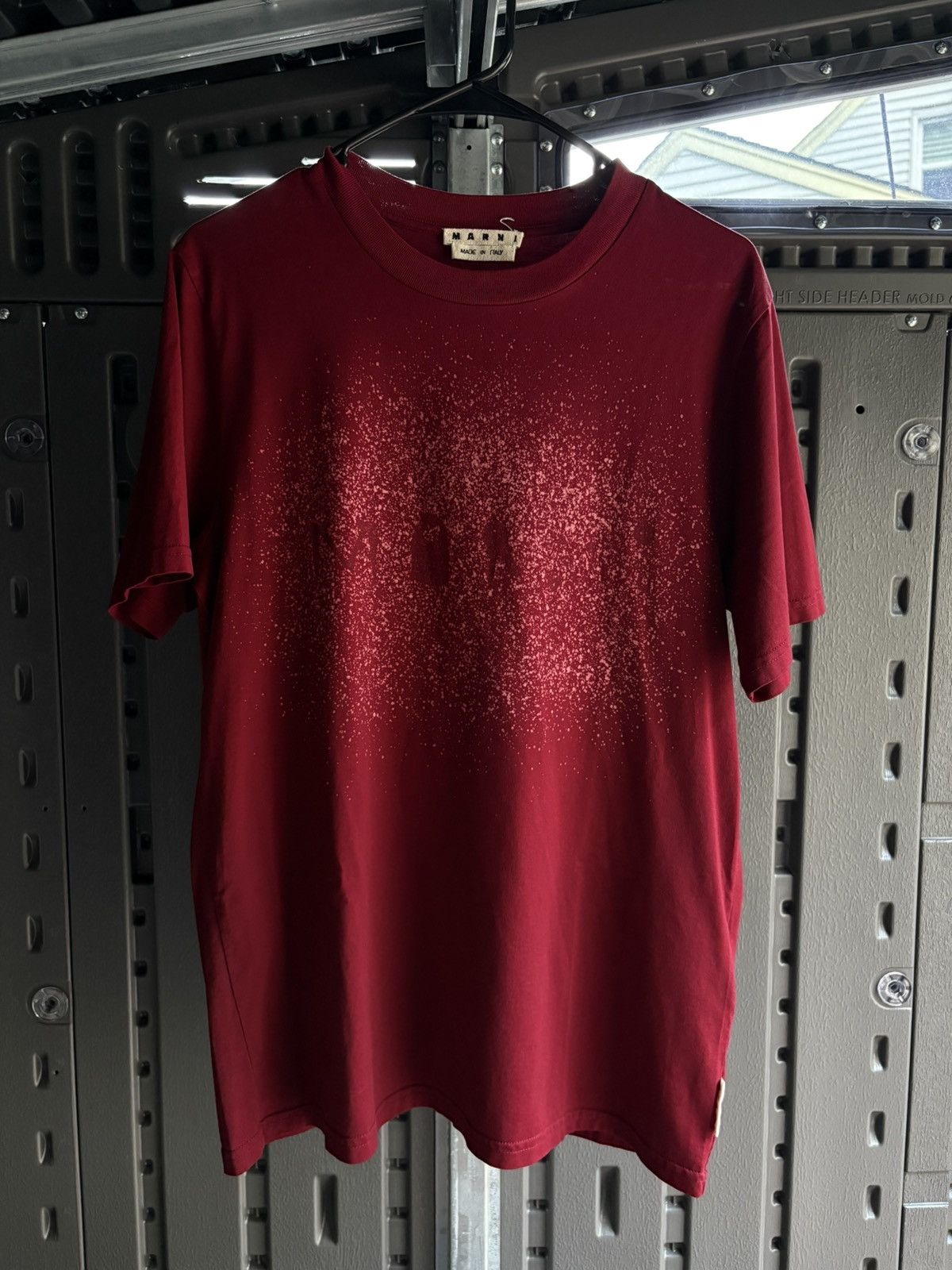 Marni Marni splattered logo T-shirt Size US M / EU 48-50 / 2 - 1 Thumbnail