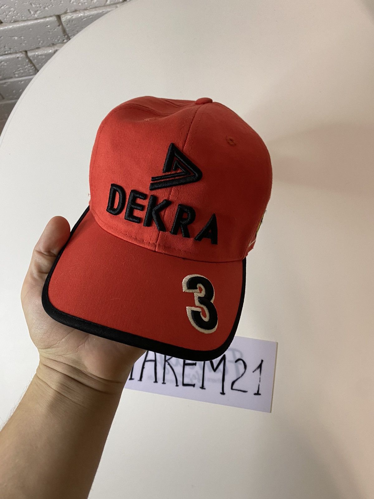 Vintage Dekra vintage NO 3 Ferrari Michael Schumacher 1998 cap hat Size ONE SIZE - 2 Thumbnail