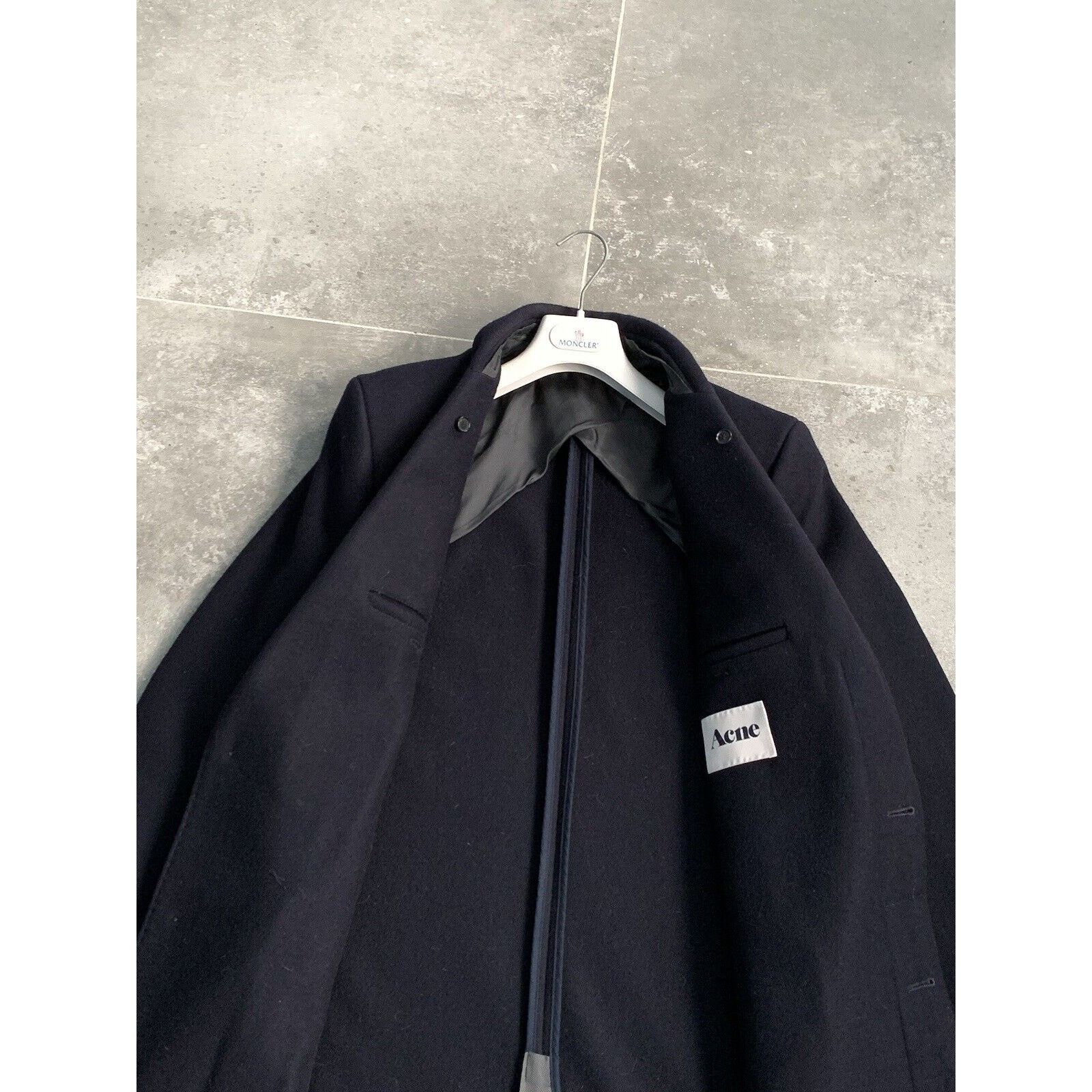 Acne Studios Men's ACNE STUDIOS Wool Trench Coat Mac Jacket EU 50 UK 40 Size US M / EU 48-50 / 2 - 16 Thumbnail