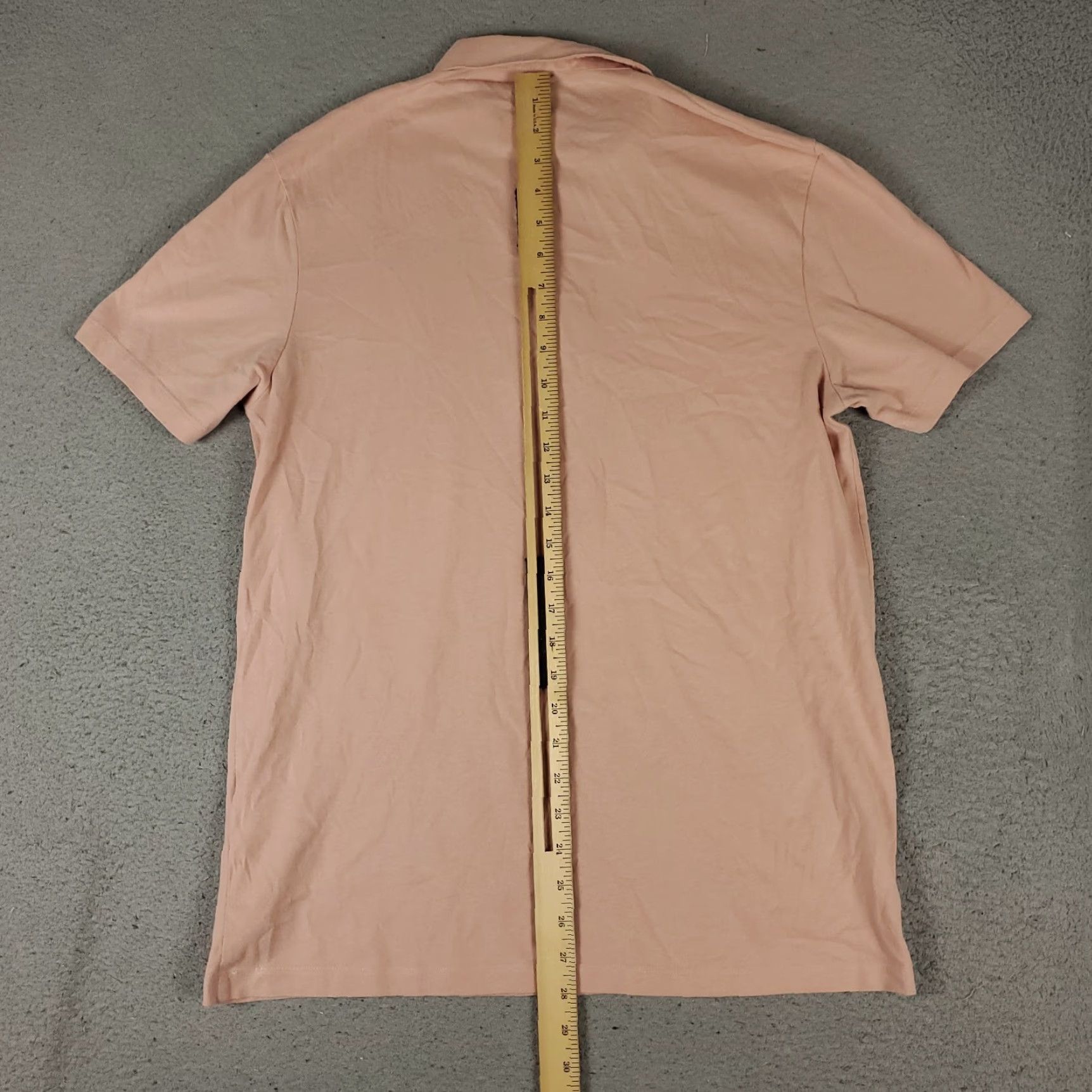 Allsaints AllSaints Polo Shirt Mens L Pink Short Sleeve Button Collar Cotton Regular Size US L / EU 52-54 / 3 - 4 Thumbnail