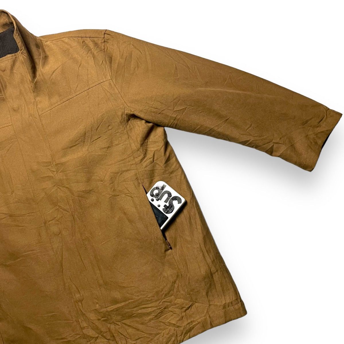 Kansai Yamamoto 🇯🇵 KANSAI JAPAN BUTTON UP FULL ZIP SUEDE HEAVY COAT JACKET Size US XL / EU 56 / 4 - 7 Thumbnail