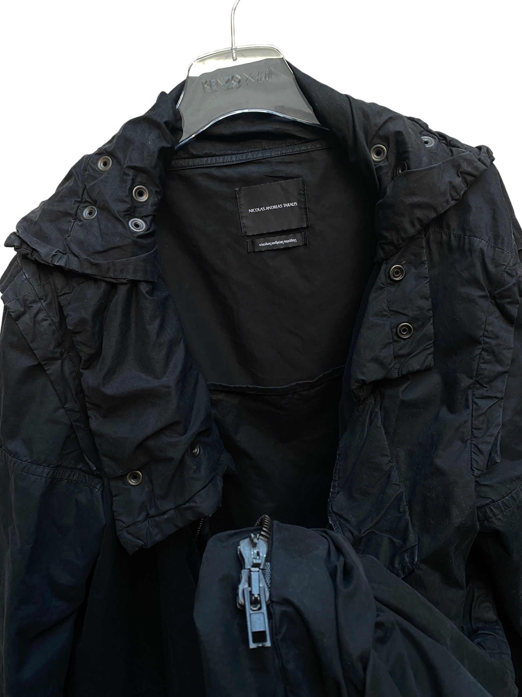 Nicolas Andreas Taralis Black Oversized Parka Size US S / EU 44-46 / 1 - 7 Thumbnail