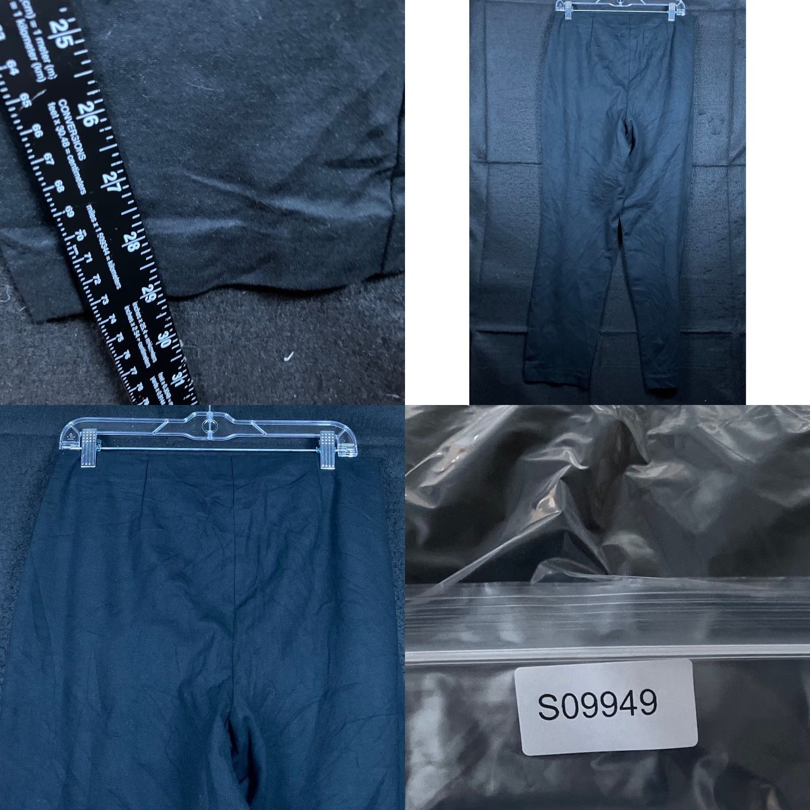 J. Jill J Jill Womens Pants Black Pull On High Rise Ponte Slim Leg Stretch Medium Pants Size 24" / US 00 / IT 34 - 8 Thumbnail