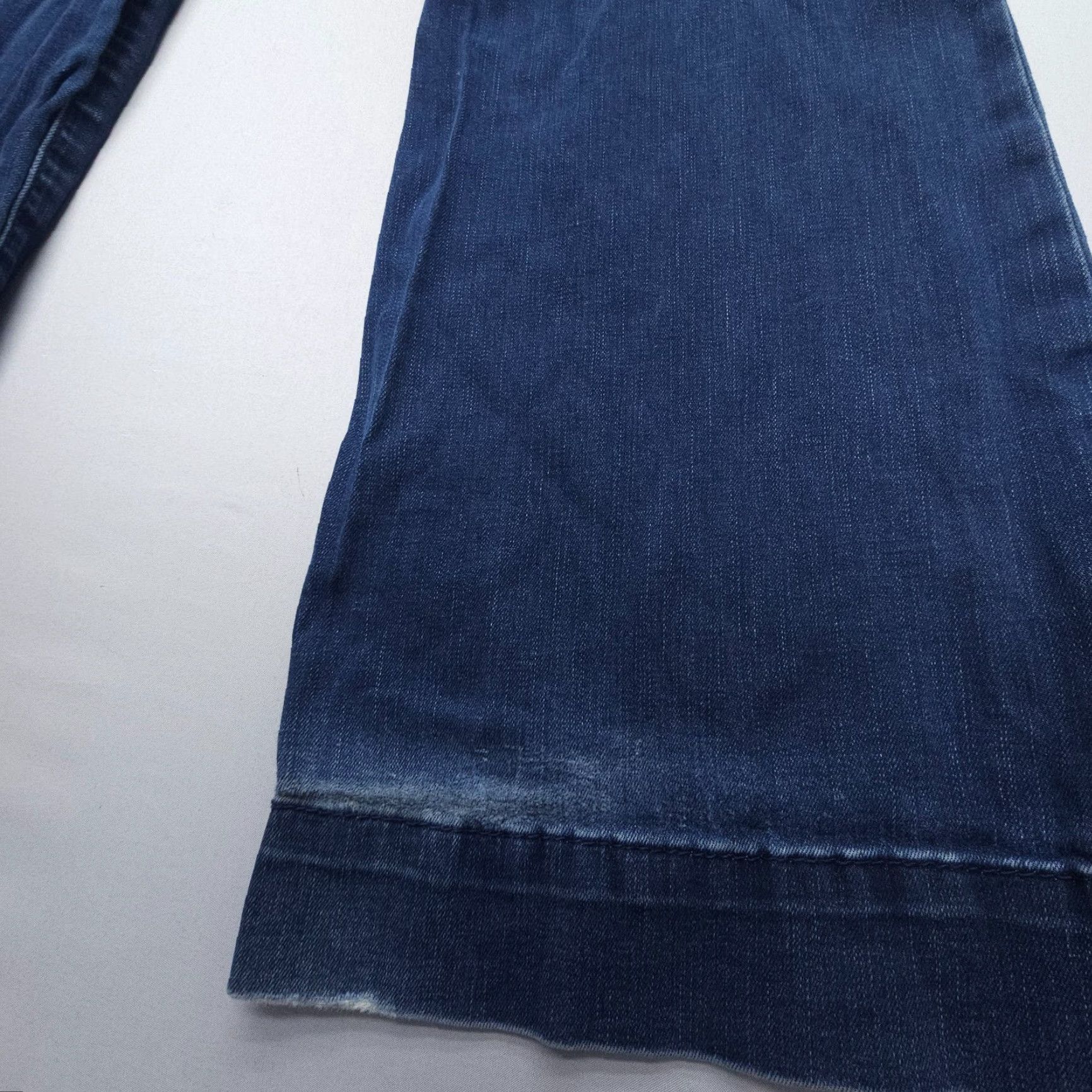 Wrangler VINTAGE Wrangler Retro Jeans Dark Blue 28 x 34" Low Rise Flare Bell Bottom Regular Size Women Size 28" / US 6 / IT 42 - 7 Thumbnail