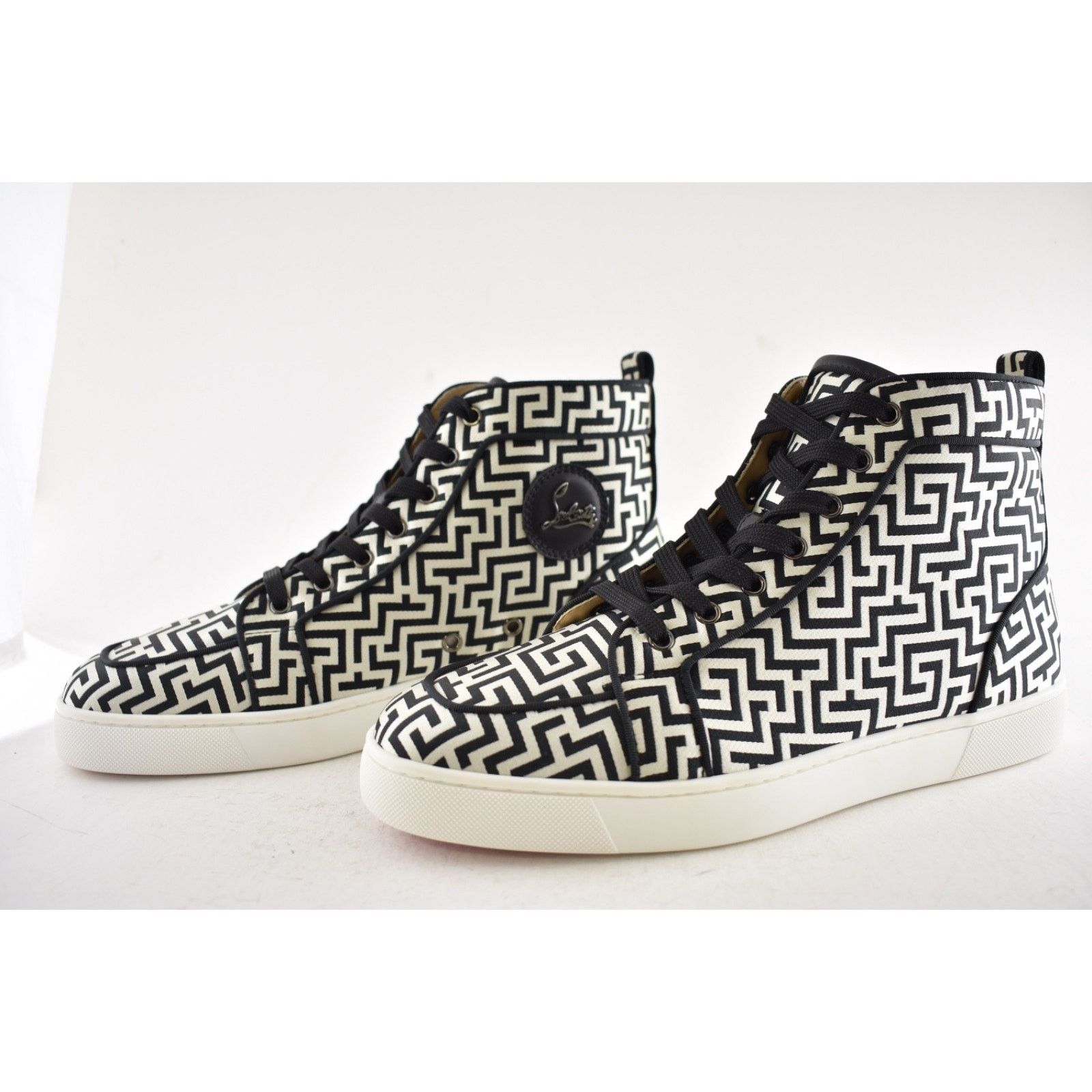 Christian Louboutin Christian Louboutin Mens Rantus Orlato Flat Tissu Black Size US 11 / EU 44 - 11 Thumbnail
