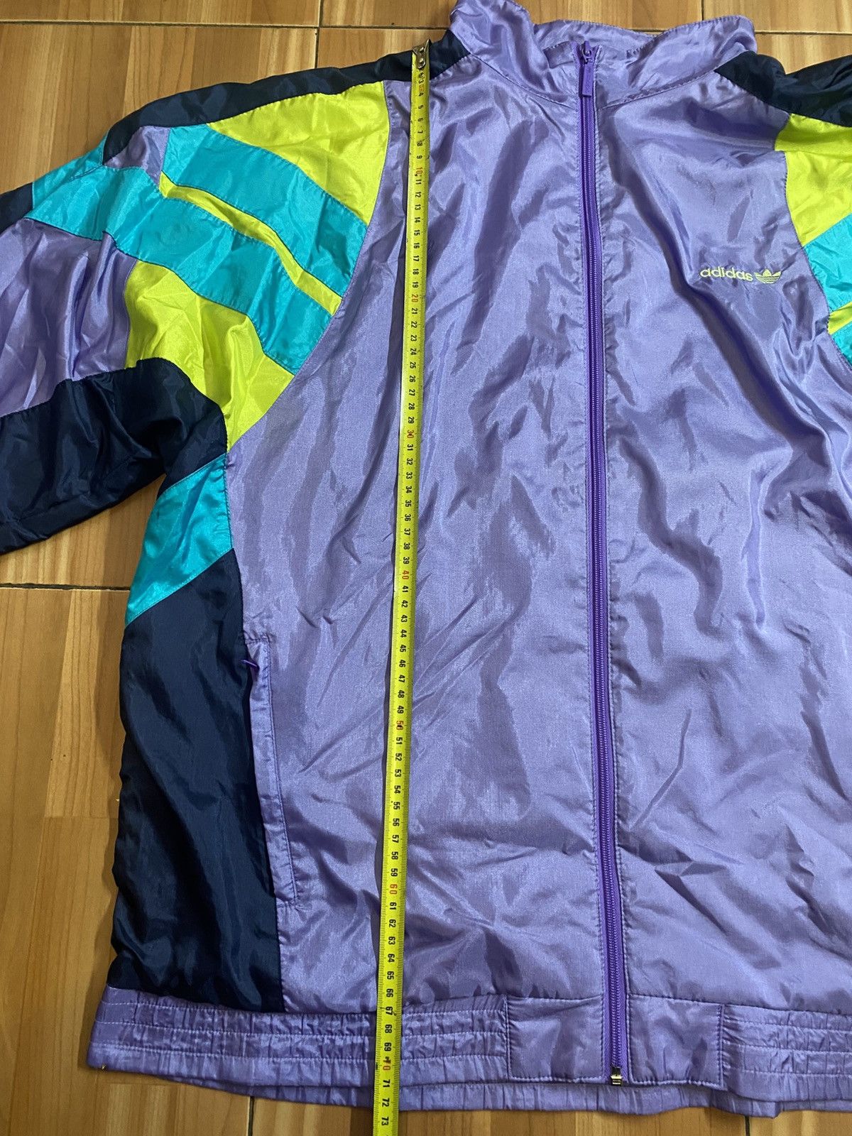 Adidas Vintage Adidas Violet Nylon Jacket F192 Size US XL / EU 56 / 4 - 19 Thumbnail
