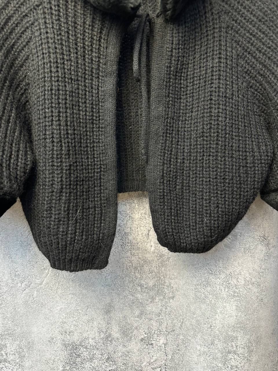 Elisa Cavaletti Bottega by Elisa Cavaletti Knitted Fur-Trim Cropped Jacket Size S / US 4 / IT 40 - 8 Thumbnail