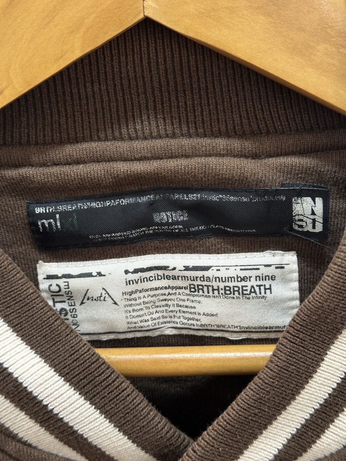 Number (N)ine Number (N)ine x Brth:Breath Mutant Collab Varsity Jacket Size US L / EU 52-54 / 3 - 10 Thumbnail