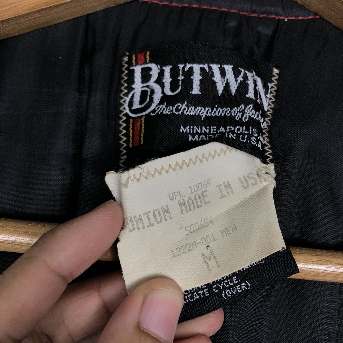 Vintage 🔥Riot Riot Vintage Bomber Jacket Butwin Union Made in USA Size US M / EU 48-50 / 2 - 19 Thumbnail