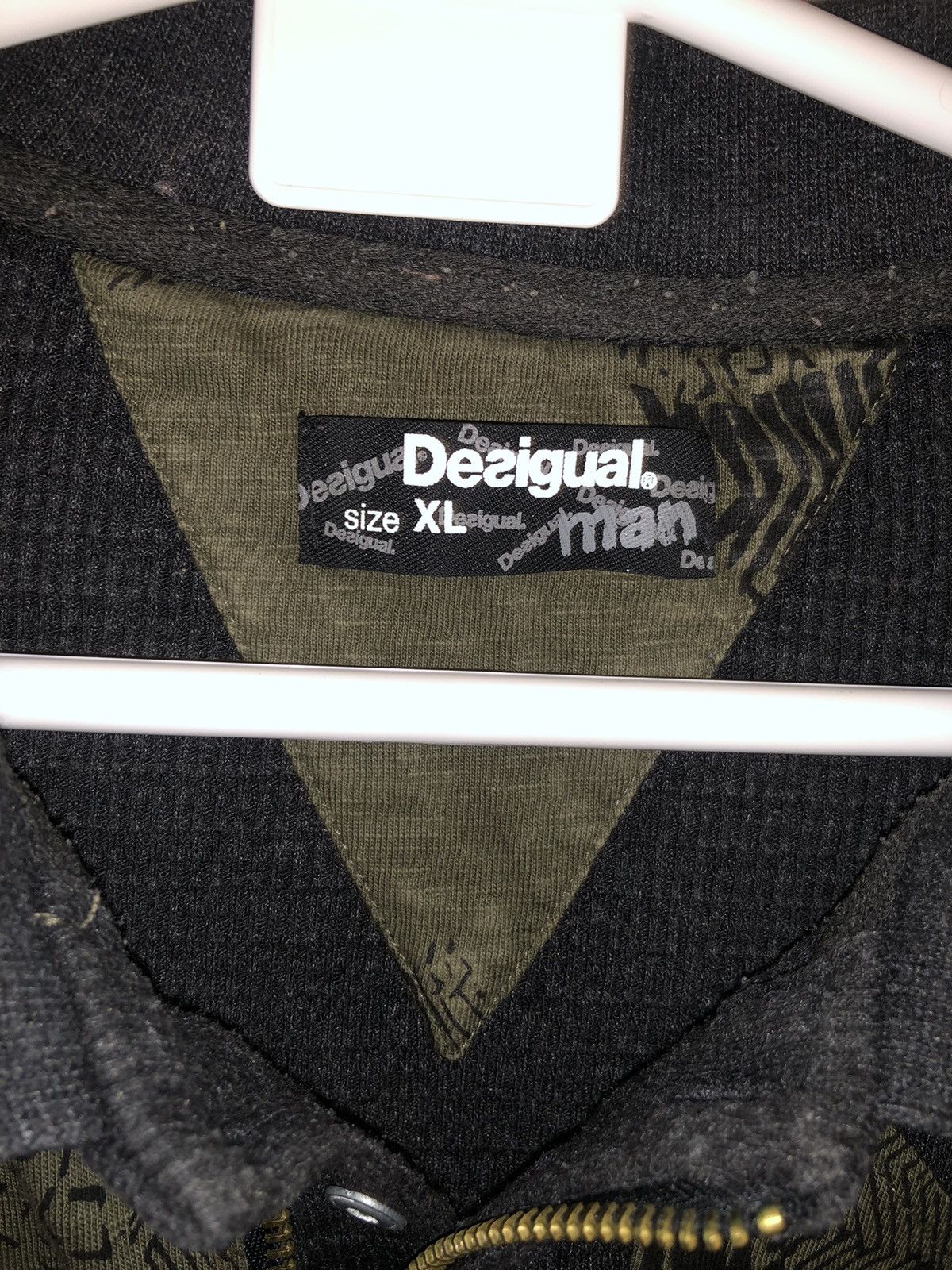 Desigual × Vintage Grey and Green Vintage Desigual Long Sleeve Tee Size US XL / EU 56 / 4 - 3 Thumbnail