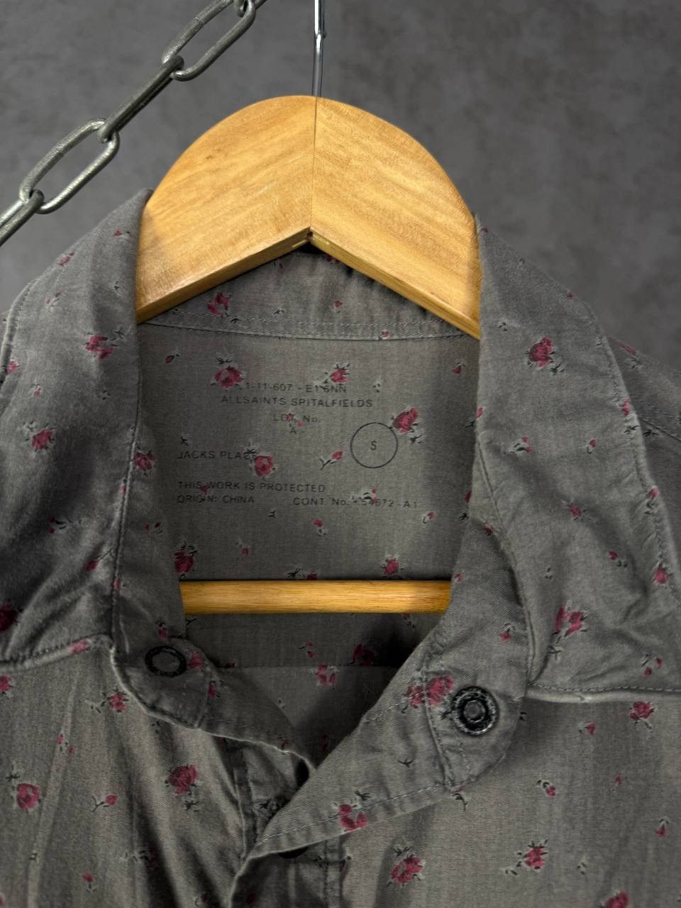 Allsaints Allsaints vintage designer crazy shirt Size US S / EU 44-46 / 1 - 3 Thumbnail