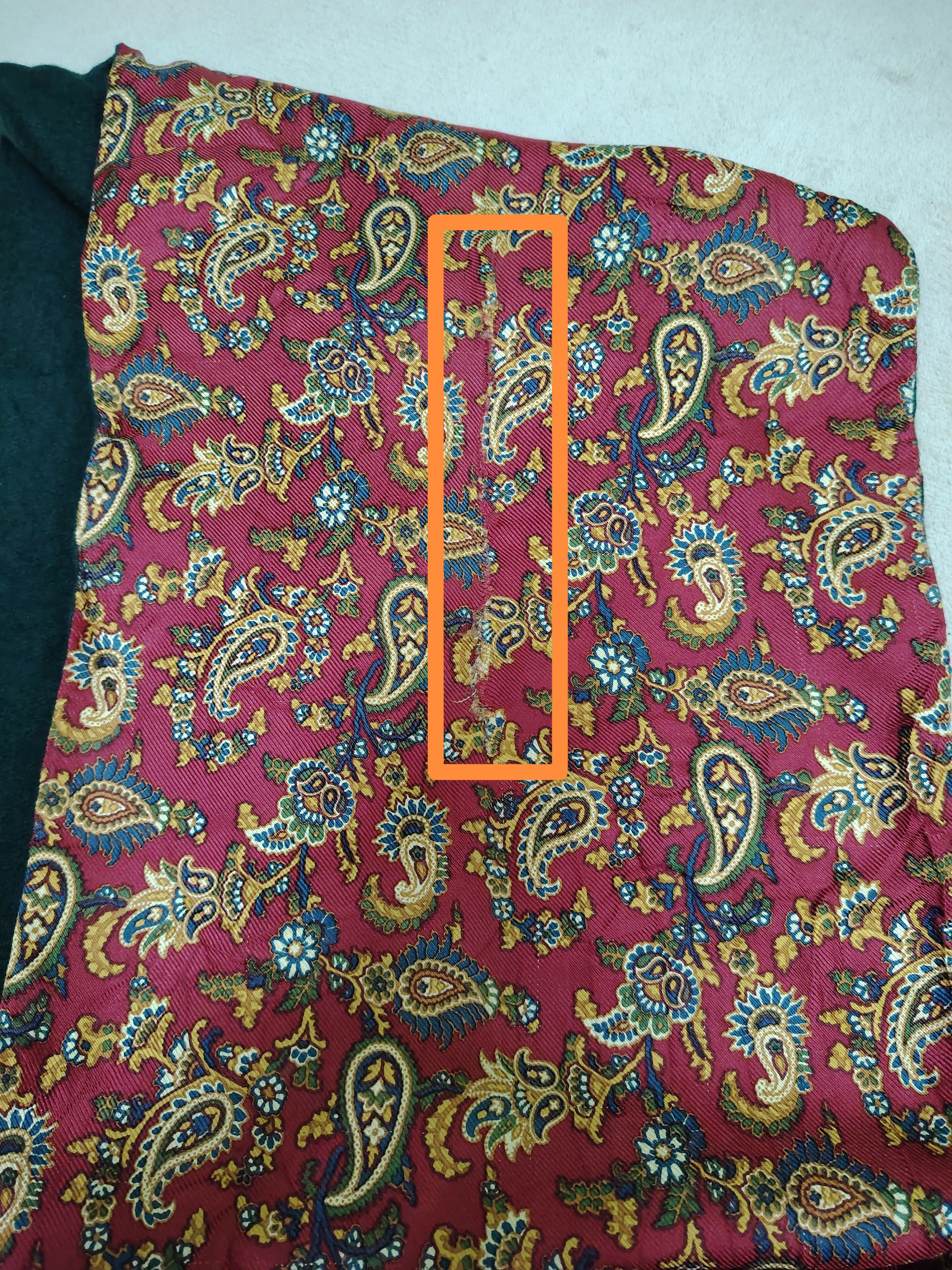 Loewe Rare Loewe Italy Silk Paisley Cashmere Scarf / Muffler Size ONE SIZE - 7 Thumbnail