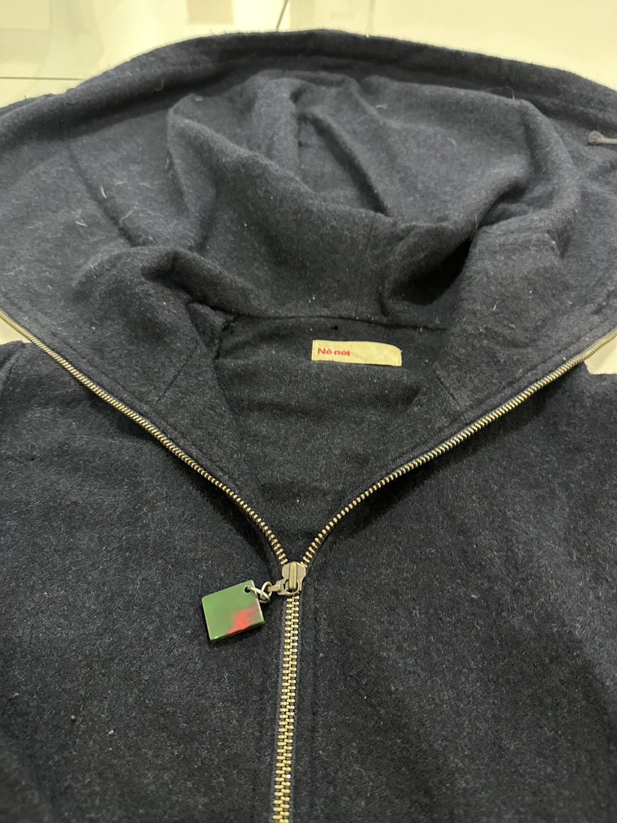 Issey Miyake Rare Ne-net Issey Miyake High Neck Wool Jacket Design Size US M / EU 48-50 / 2 - 12 Thumbnail