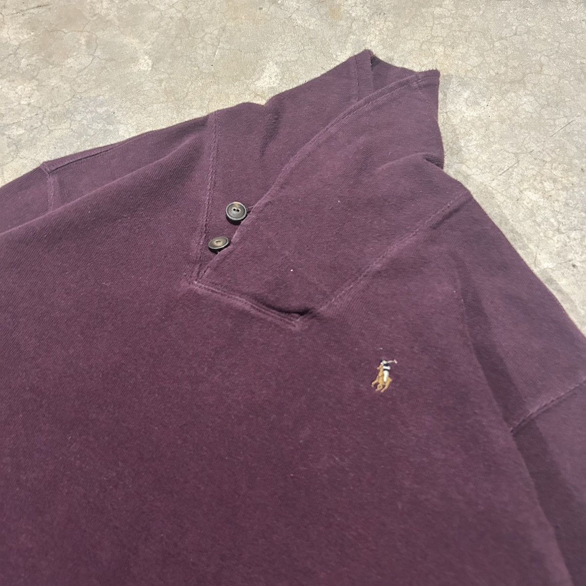 Polo Ralph Lauren × Vintage Vintage Polo Ralph Lauren Estate Rib Shawl Collar Sweater Size US M / EU 48-50 / 2 - 3 Thumbnail
