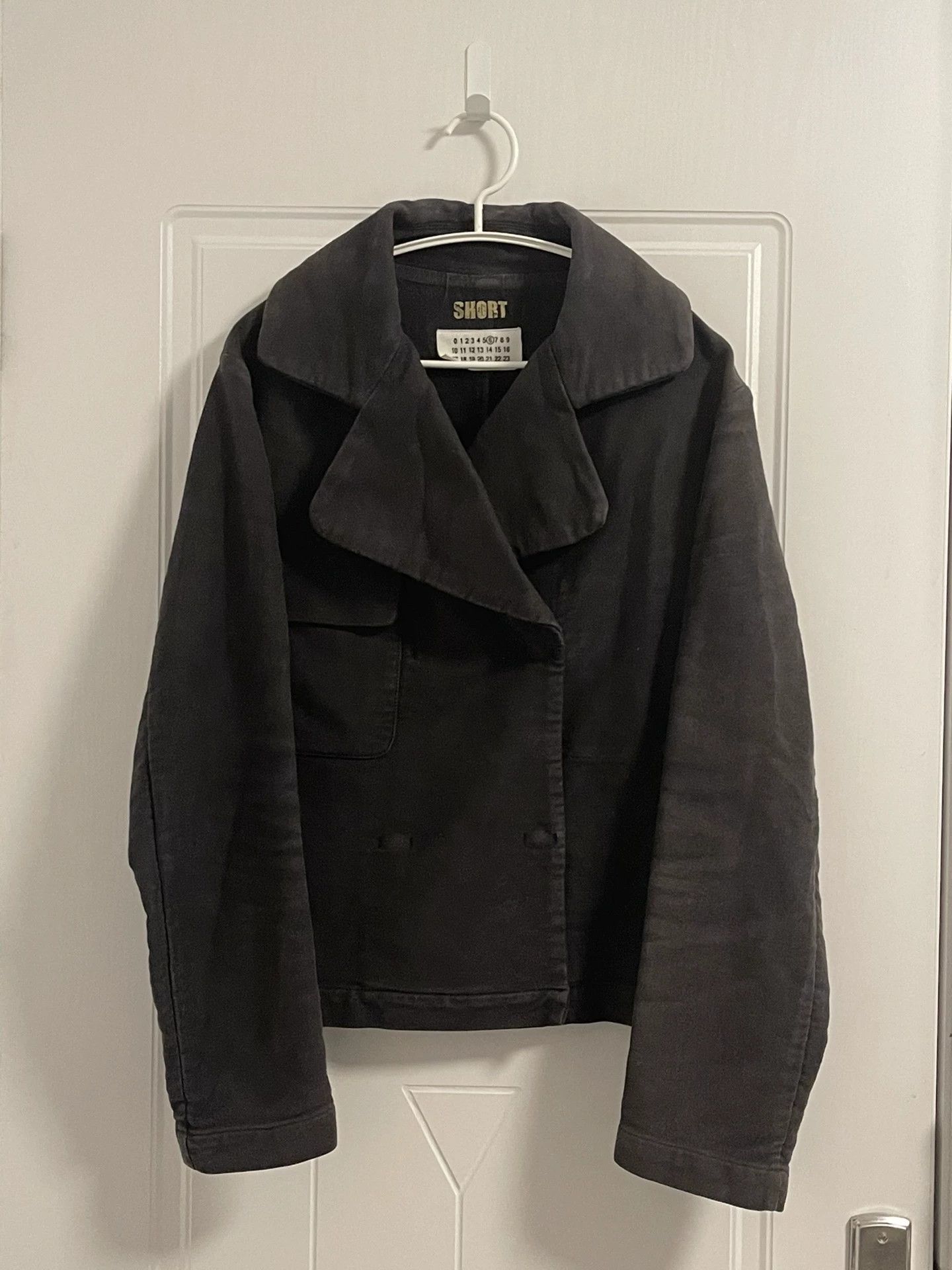 Maison Margiela Maison Martin Margiela Navy Collar Jacket Size US S / EU 44-46 / 1 - 1 Thumbnail