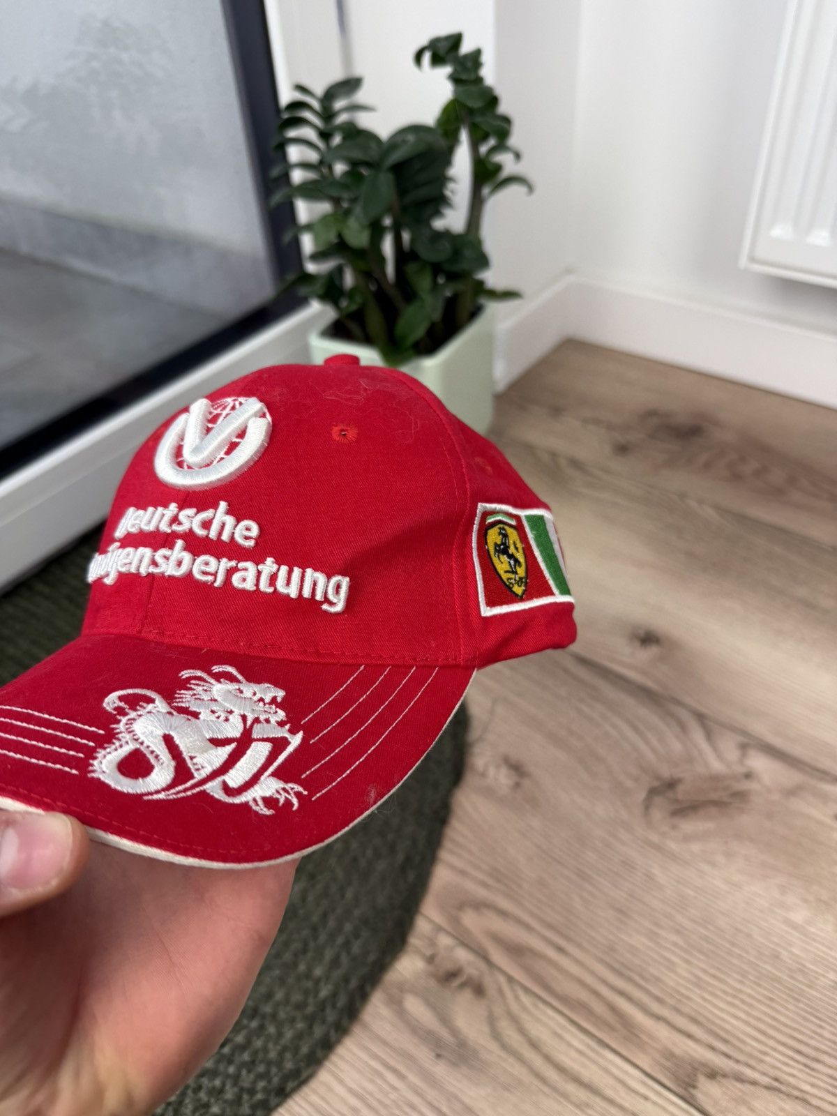 Ferrari 2006 F1 World Champion Michael Schumacher Ferrari Cap Size ONE SIZE - 5 Thumbnail