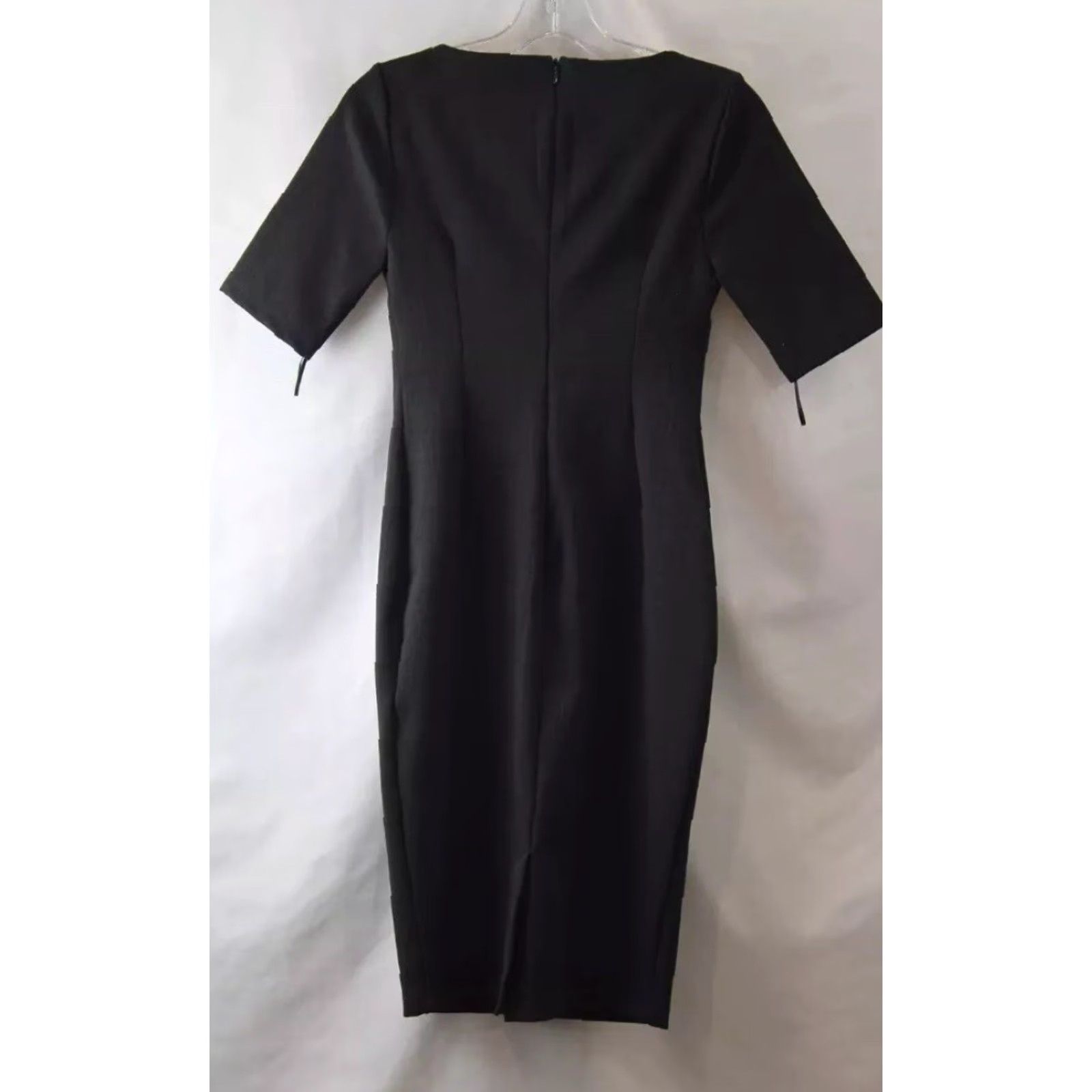 Vintage A Pea in the Pod Dress Shirt Boat Neck Maternity Black Knee Length Size S Women Womens Size S / US 4 / IT 40 - 2 Thumbnail