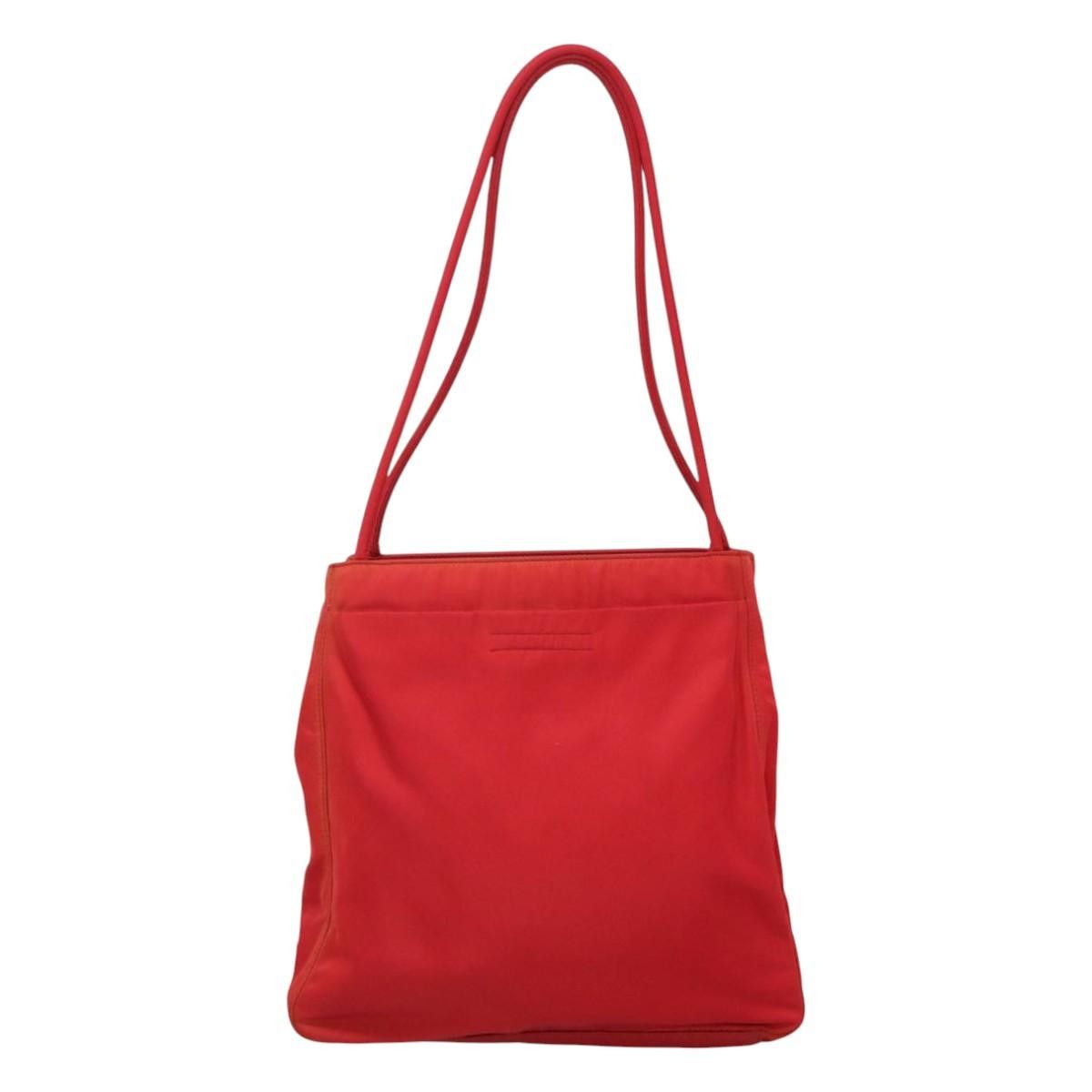 Prada Re-Nylon Red Synthetic Shoulder Bag (Pre-Owned) Size ONE SIZE - 1 Thumbnail