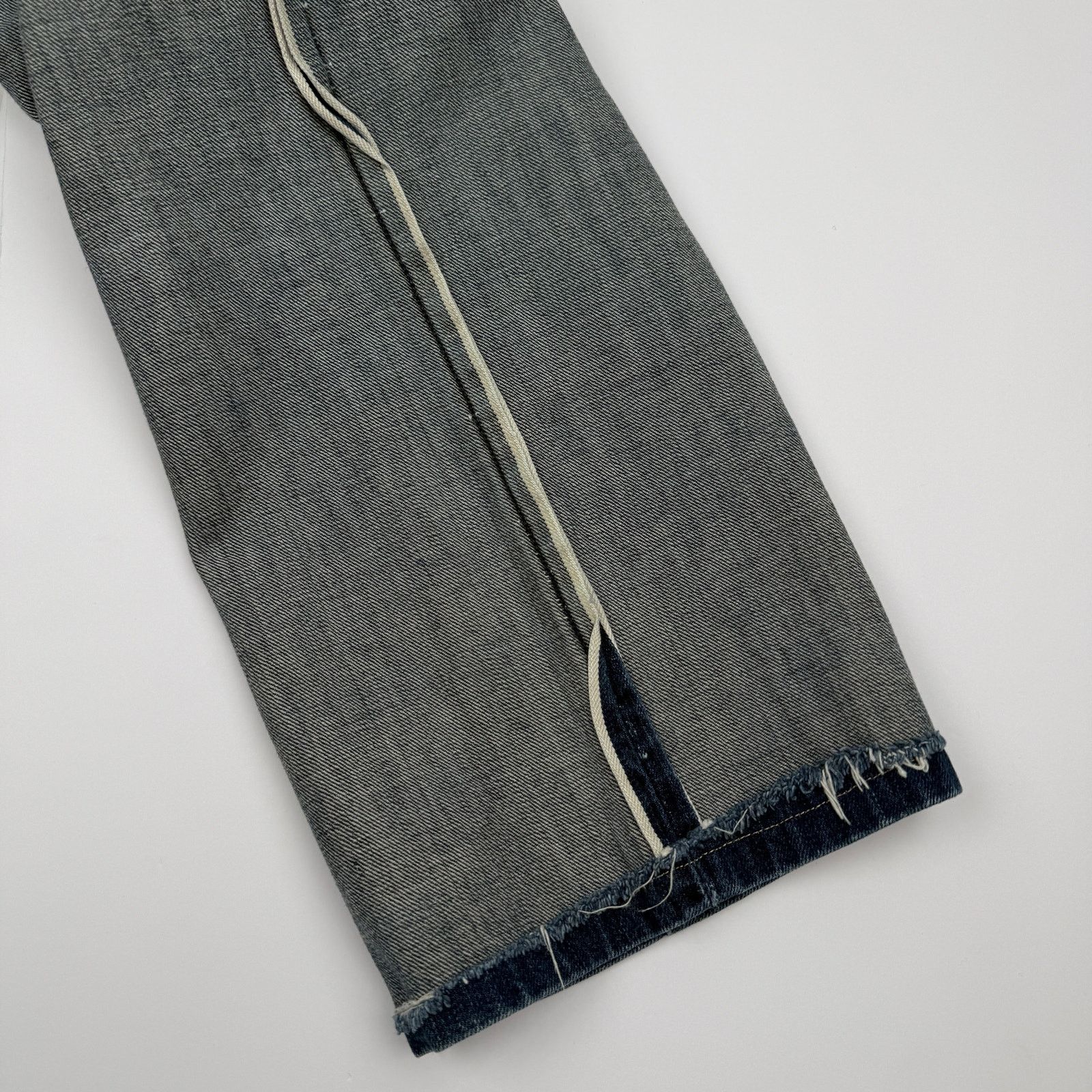 Raleigh Denim Raleigh Denim Straight Selvedge Jeans 33 Made in USA Size 33" - 16 Thumbnail