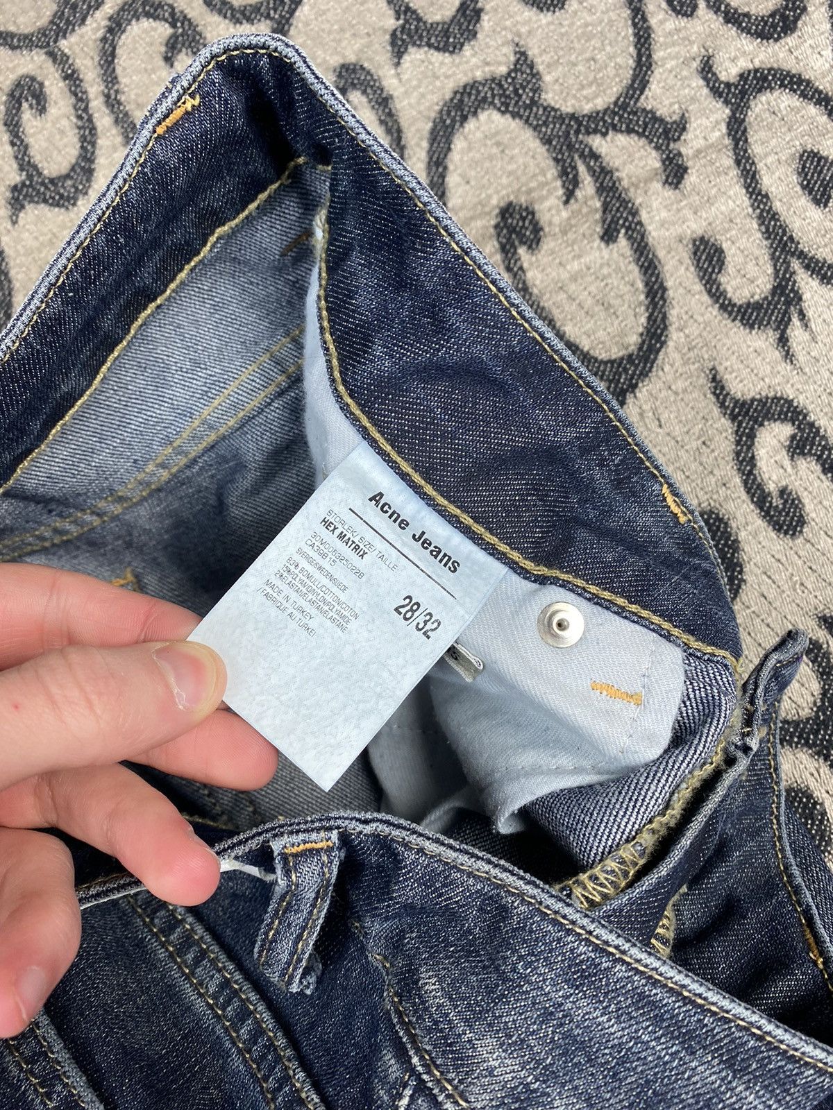 Acne Studios × Vintage Vintage Acne Studios Jeans Stone Washed Denim Streetwear Size 28" / US 6 / IT 42 - 11 Thumbnail