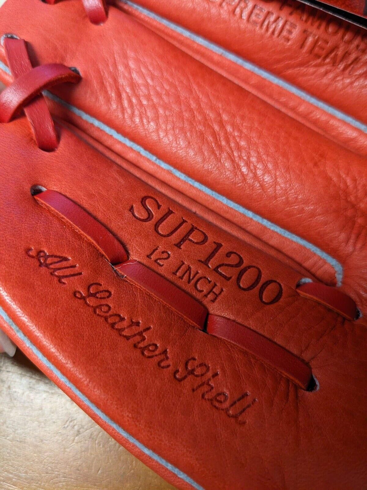 Supreme SS12 SUPREME RAWLINGS 12IN. BASEBALL GLOVE LEFT THROW 2012 Size ONE SIZE - 9 Thumbnail