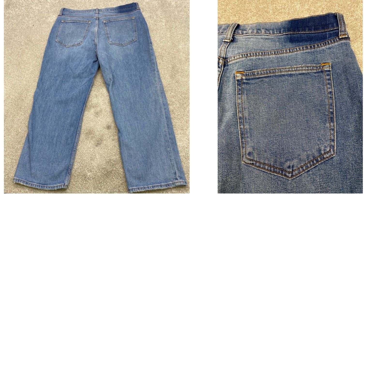 Abercrombie & Fitch Abercrombie & Fitch Jeans Womens 32x24 Blue Denim Ankle Straight Ultra High Rise Jeans Size 24" / US 00 / IT 34 - 8 Thumbnail