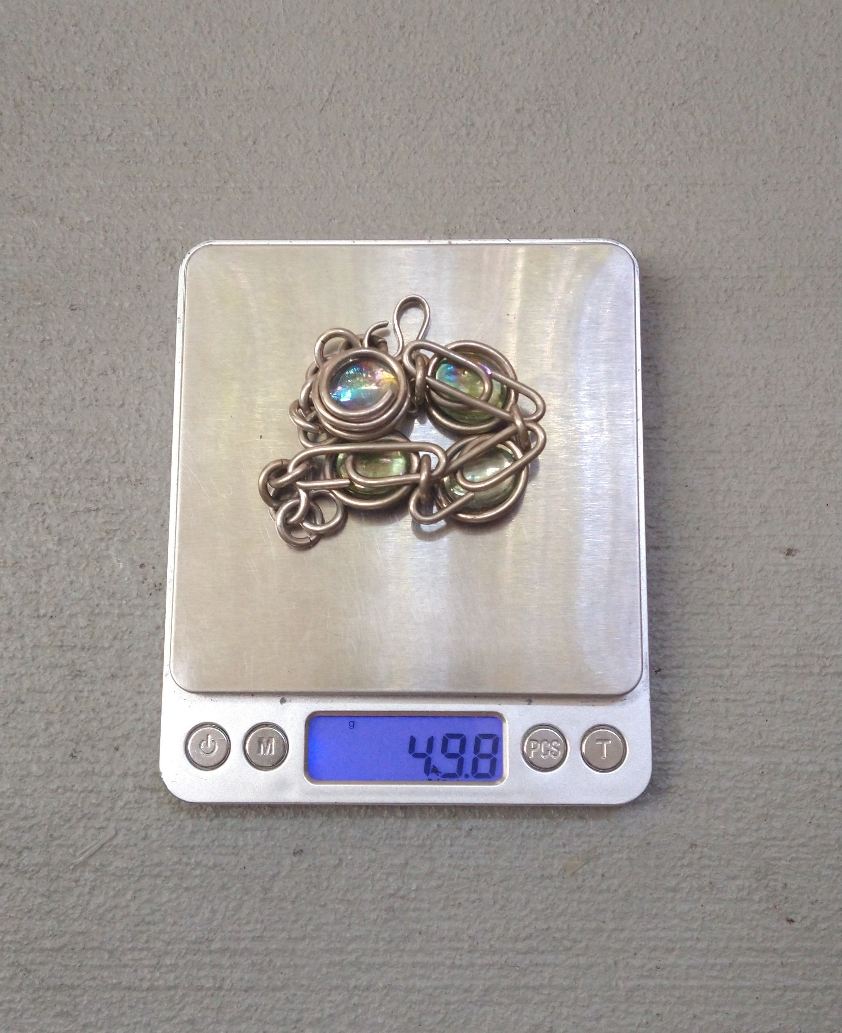 Jewelry × Vintage Vintage Sterling Silver Bracelet 8.25" Marble Modern Size ONE SIZE - 12 Thumbnail