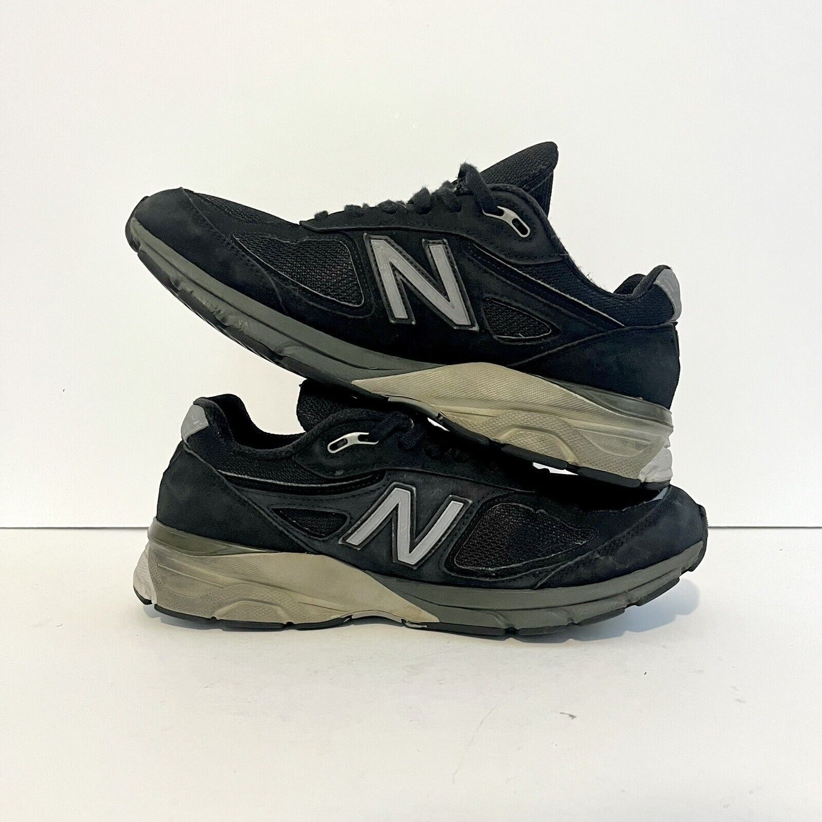 New Balance New Balance 990 M990BK4 Made in USA Suede Rare Sz 10 Size US 10 / EU 43 - 6 Thumbnail