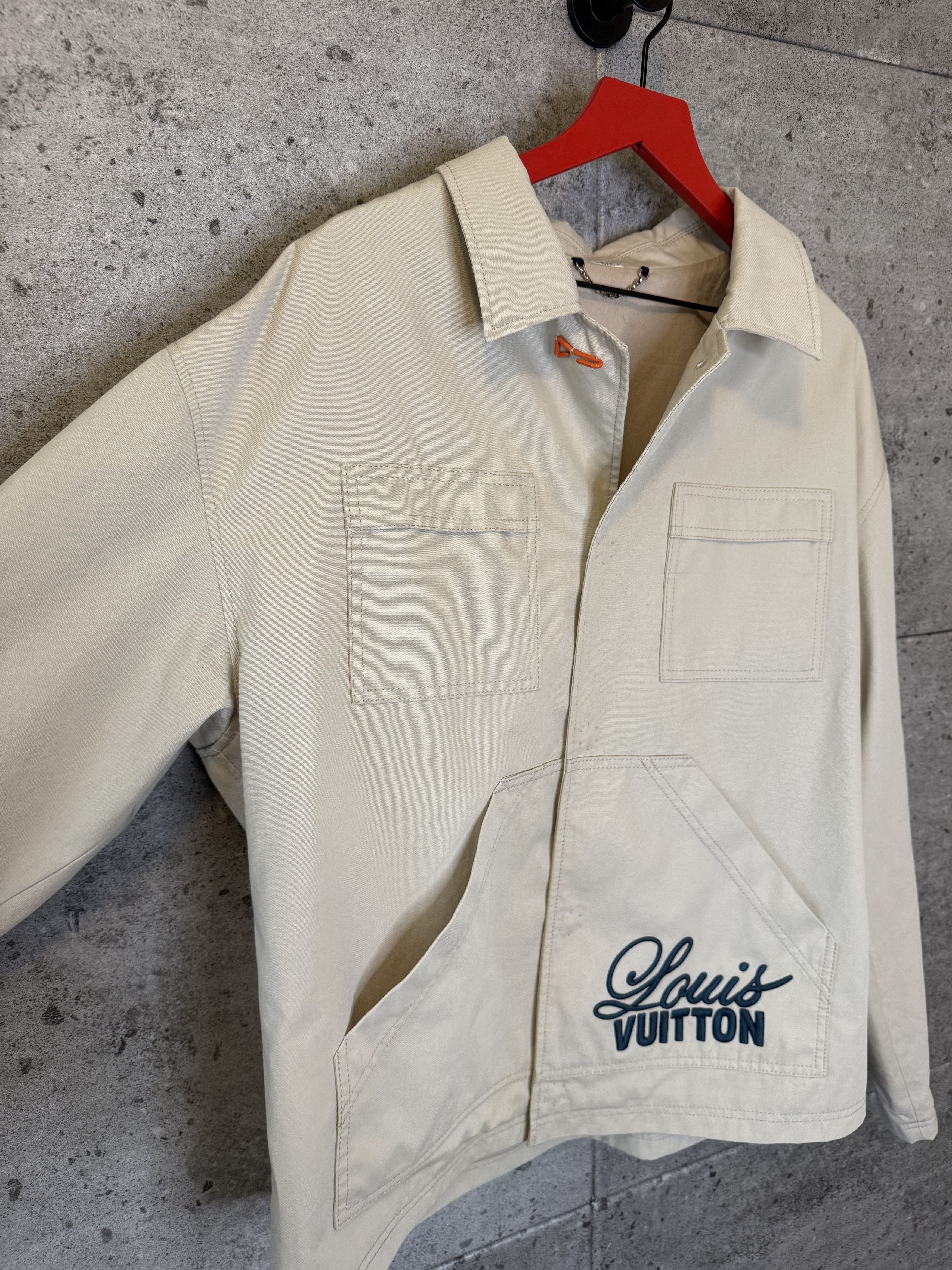 Louis Vuitton Louis Vuitton Virgil abloh pin work jacket Size US L / EU 52-54 / 3 - 6 Thumbnail