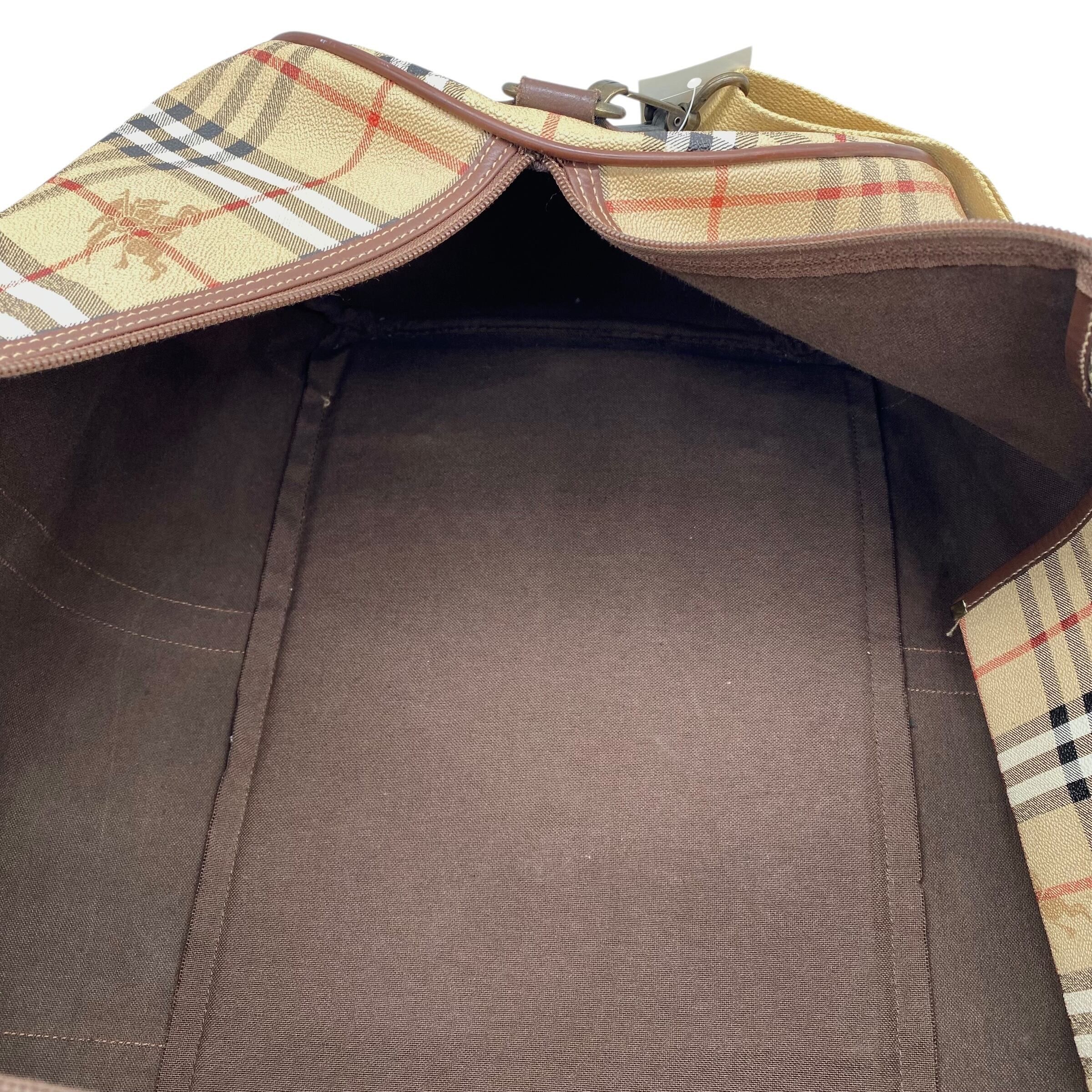 Burberry Vintage Burberrys Boston Bag Nova Check Size ONE SIZE - 6 Thumbnail