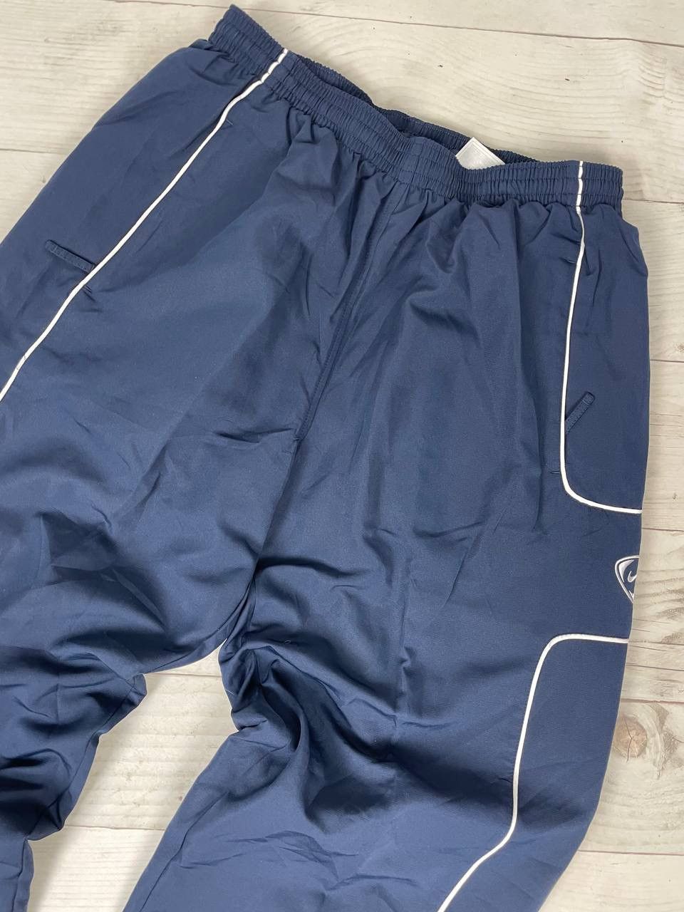 Nike Vintage Nike Tracl Pants 00s Swoosh Striped Drill Size US 36 / EU 52 - 3 Thumbnail