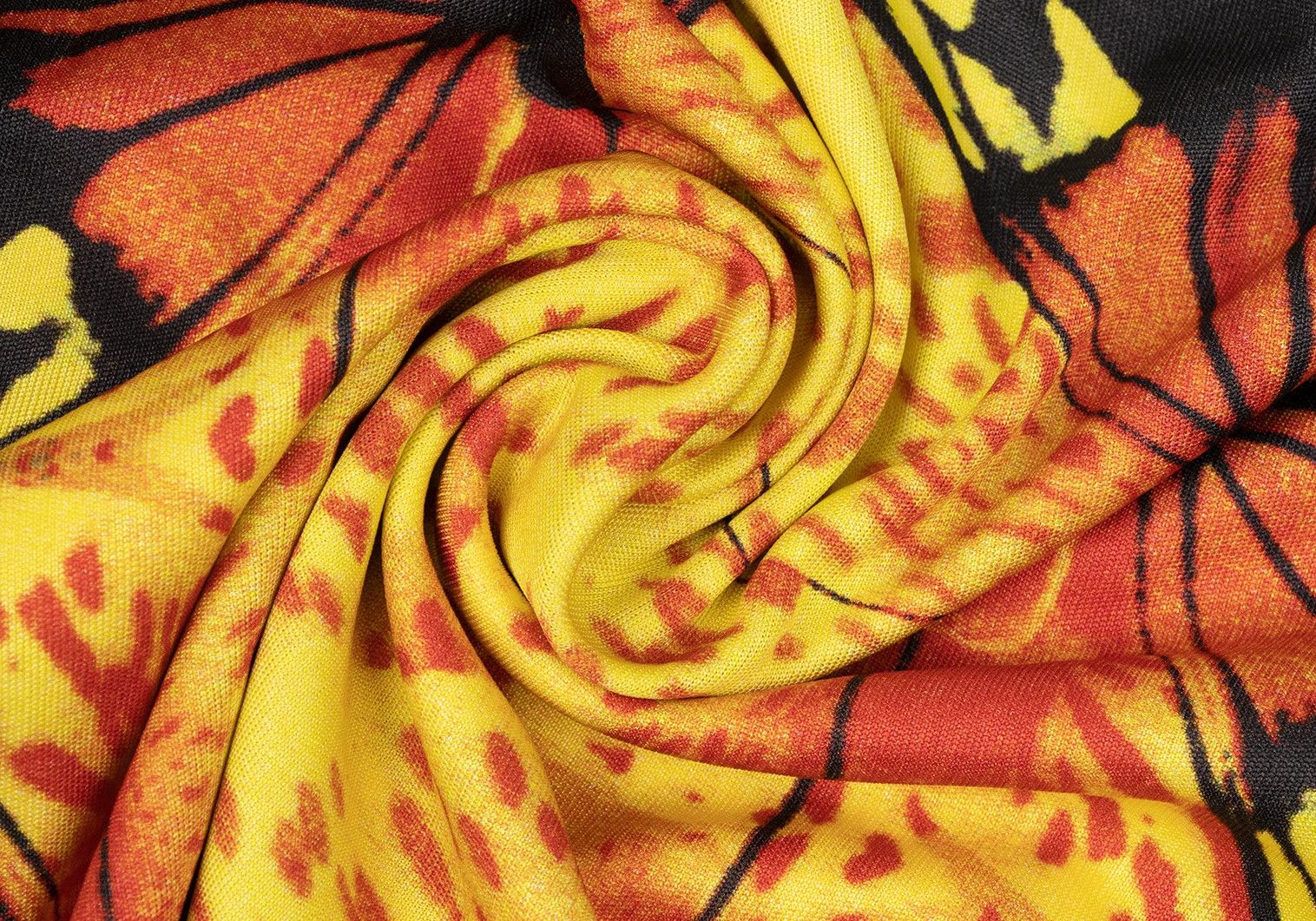 Jean Paul Gaultier Butterfly Print Top in Black, Red, and Yellow Size 48 Size US M / EU 48-50 / 2 - 11 Thumbnail