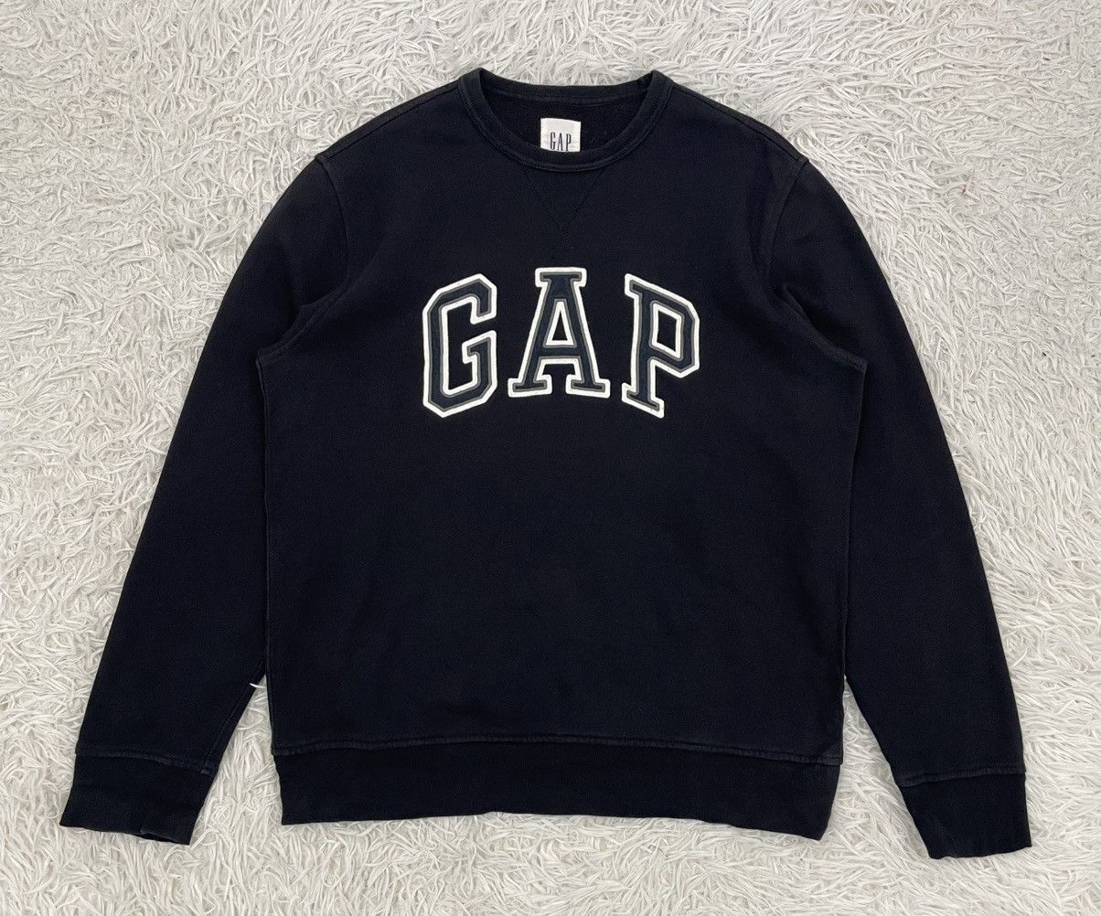 Gap Gap Arch Crew True Black Sweatshirt Size US M / EU 48-50 / 2 - 1 Thumbnail