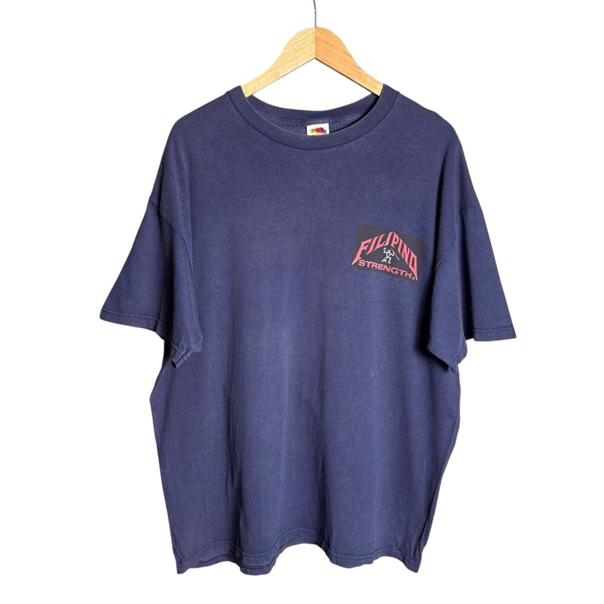 Vintage Vintage 90s Filipino Strength Legacy Portrait T-Shirt Size US XL / EU 56 / 4 - 2 Thumbnail