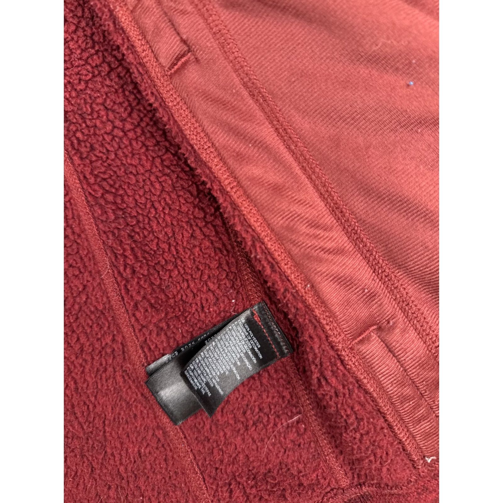 The North Face The North Face Jacket Women Small Red Polyester Fleece Knit Shell Full Zip Mock Size S / US 4 / IT 40 - 4 Thumbnail
