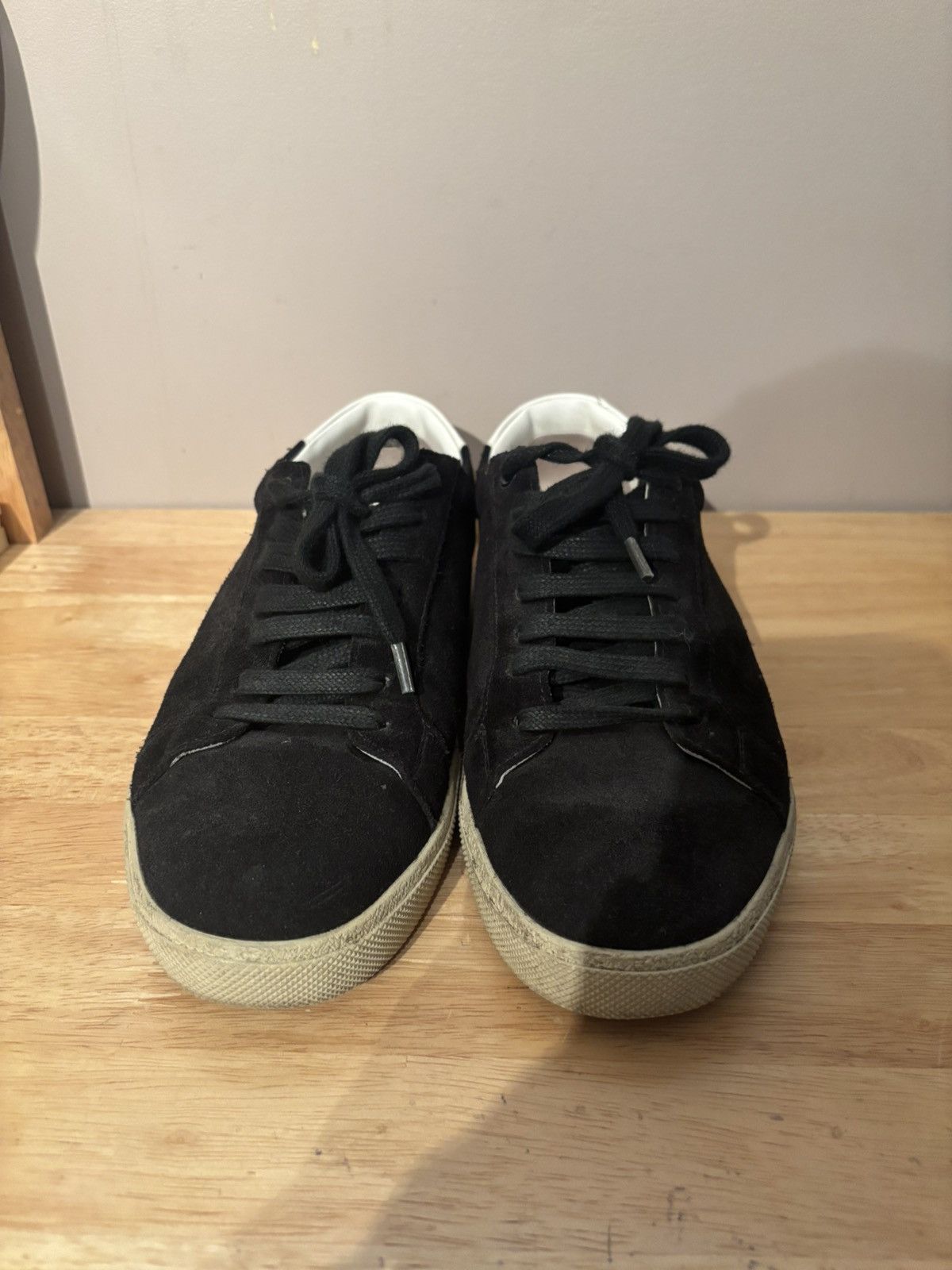Saint Laurent Paris Saint Laurent low top suede sneakers Size US 7 / EU 40 - 2 Thumbnail