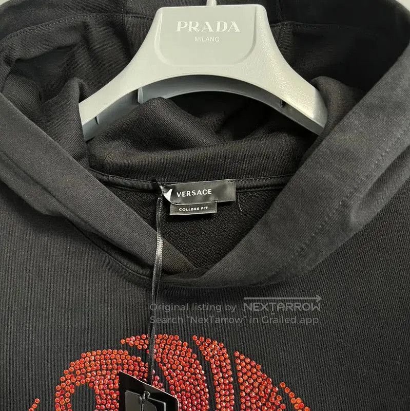 Versace Versace Black Cotton Long Sleeve Hoodie . Size US M / EU 48-50 / 2 - 2 Thumbnail