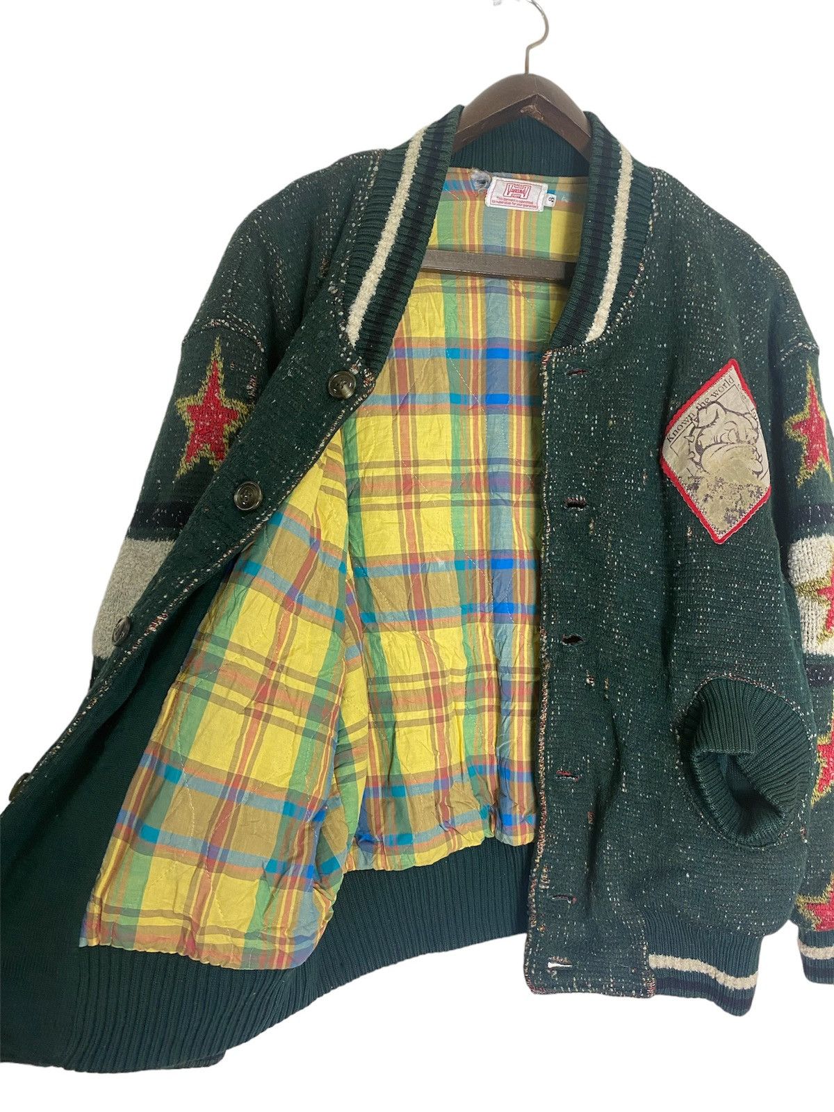 Japanese Brand JAPANESE BRAND VARORAV PERNUOVA KNIT CLASSIC JACKET Size US M / EU 48-50 / 2 - 4 Thumbnail