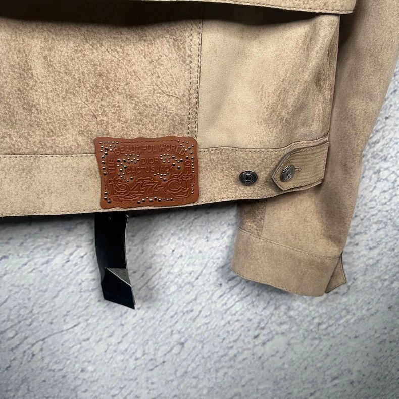 Dior DiorShow Khaki Angola Lambskin Pilot Jacket Leather Jacket Size US M / EU 48-50 / 2 - 3 Thumbnail